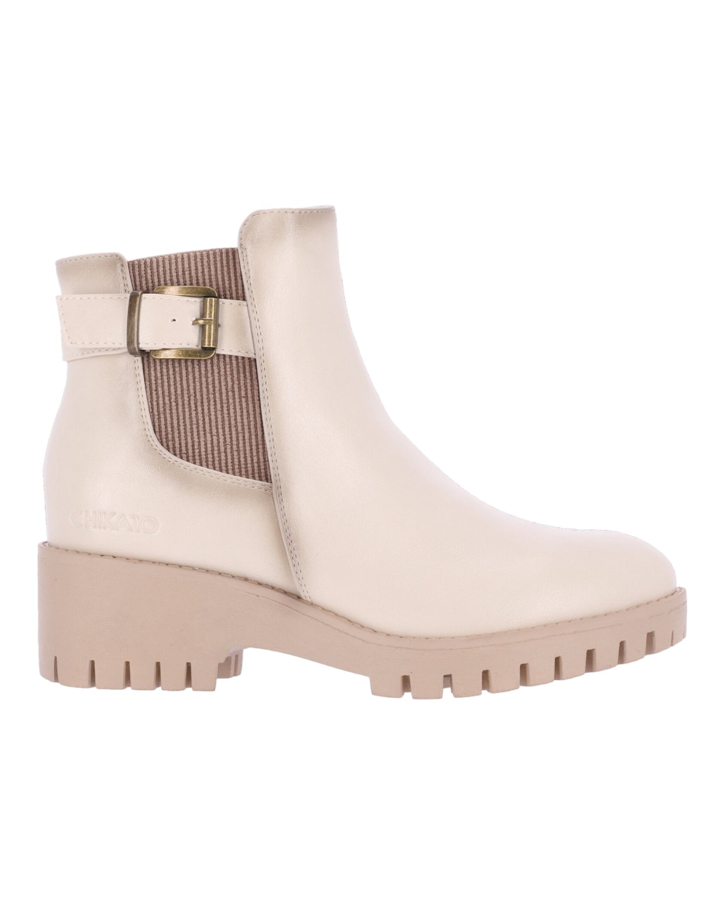 BOTINES DE MUJER CHIKA10 CARNAVALES 02 EN BEIGE