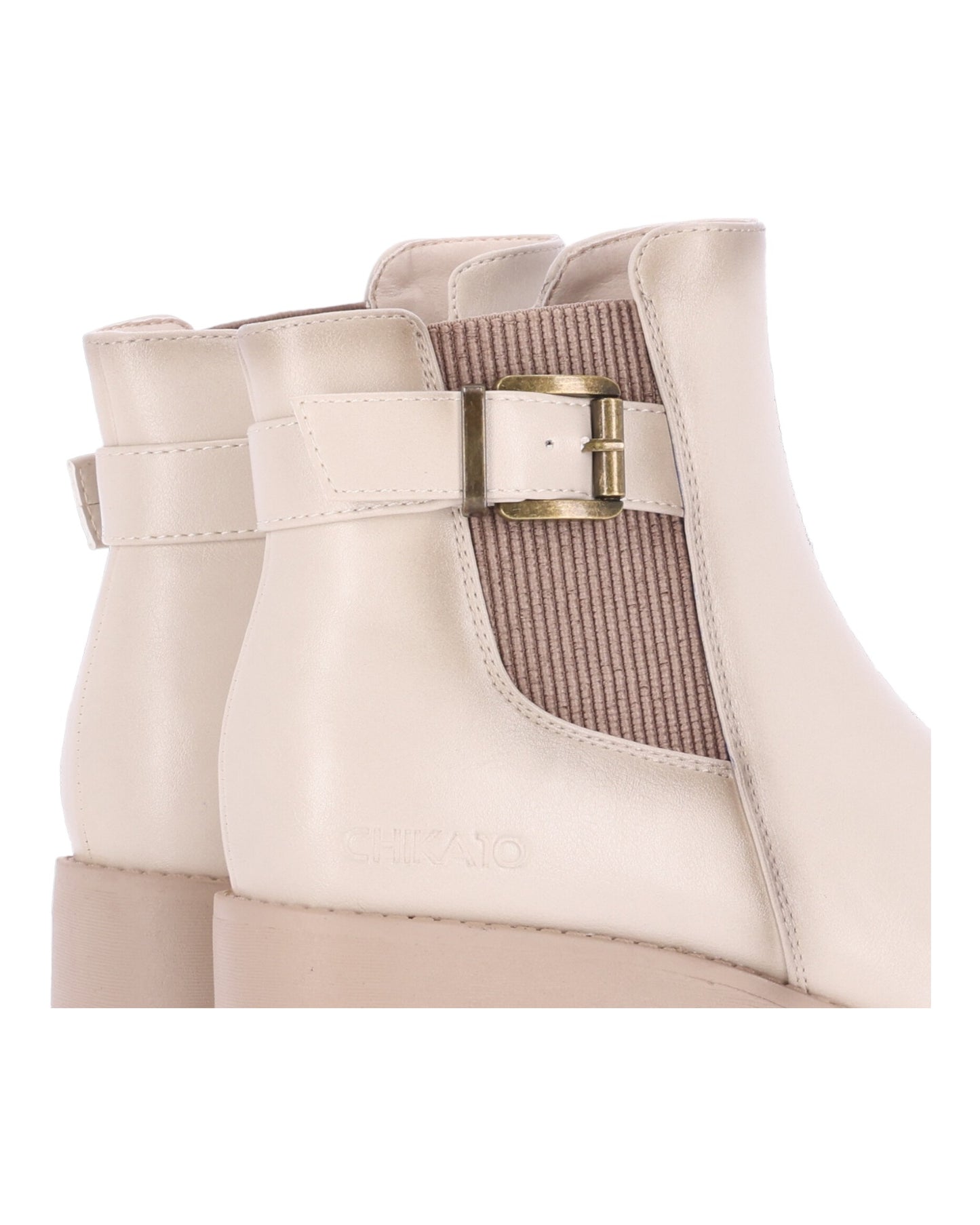 BOTINES DE MUJER CHIKA10 CARNAVALES 02 EN BEIGE