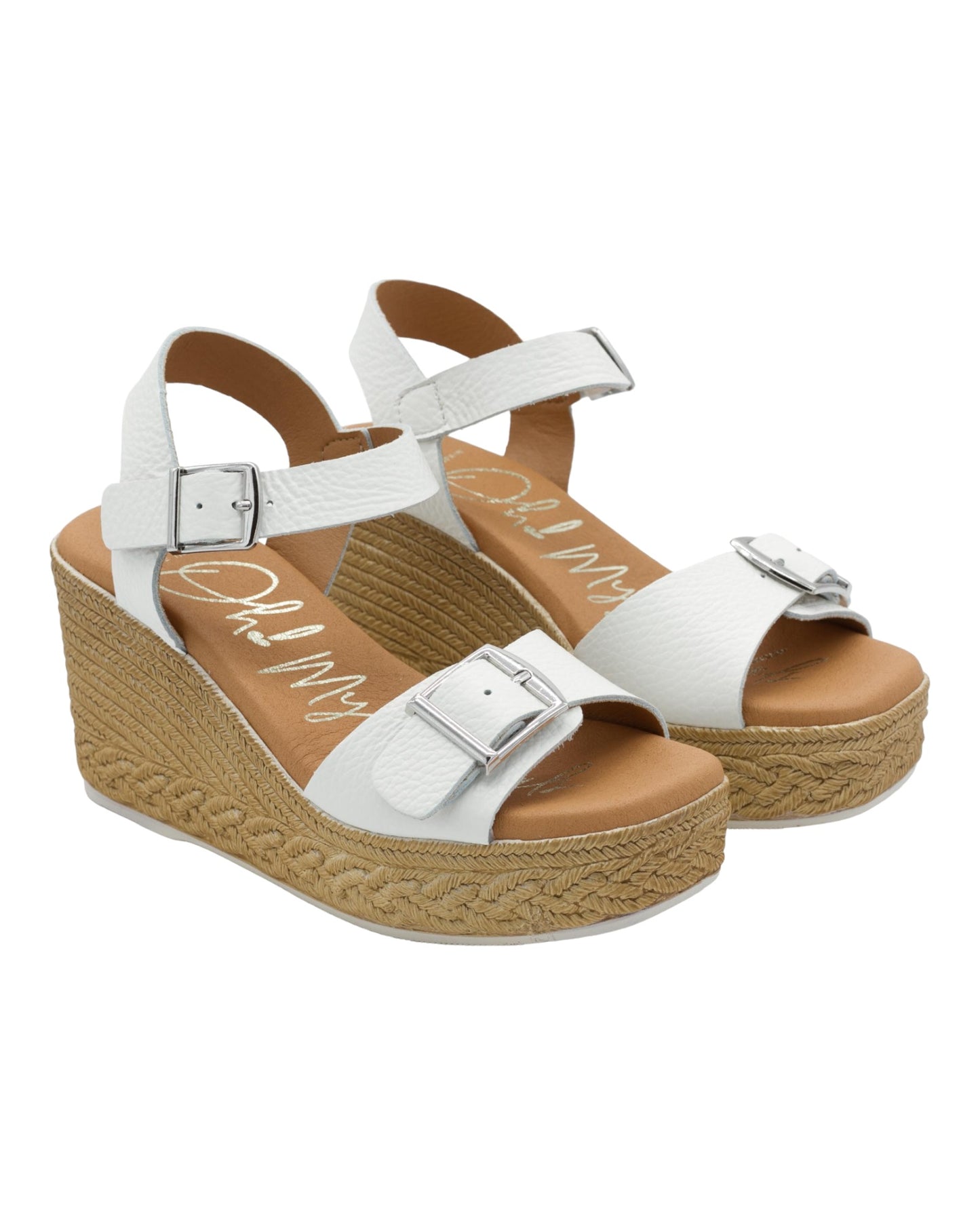 SANDALIAS DE MUJER OH MY SANDALS MINERVA 5224 EN BLANCO