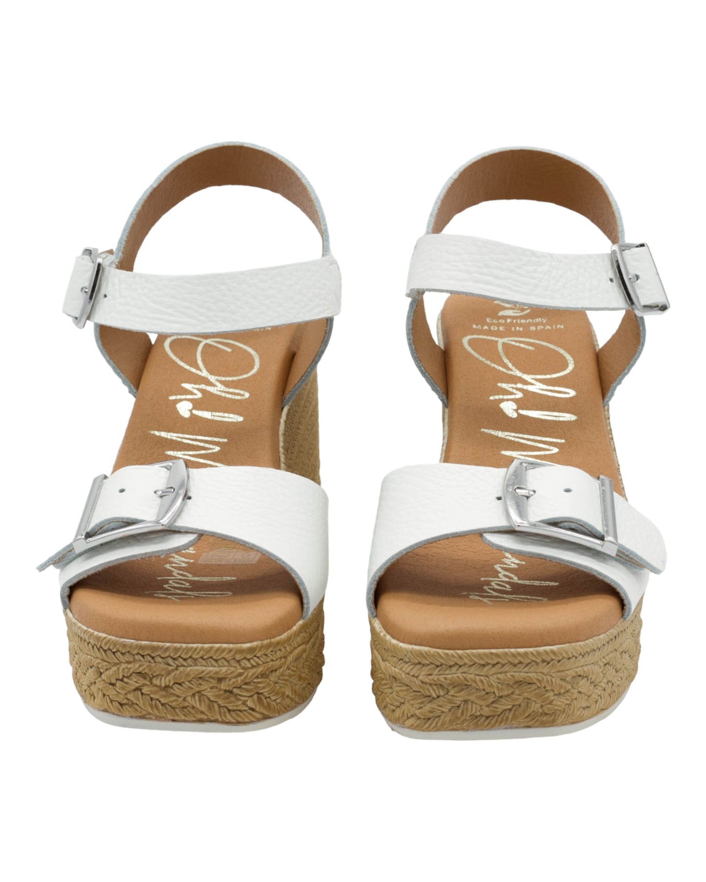 SANDALIAS DE MUJER OH MY SANDALS MINERVA 5224 EN BLANCO