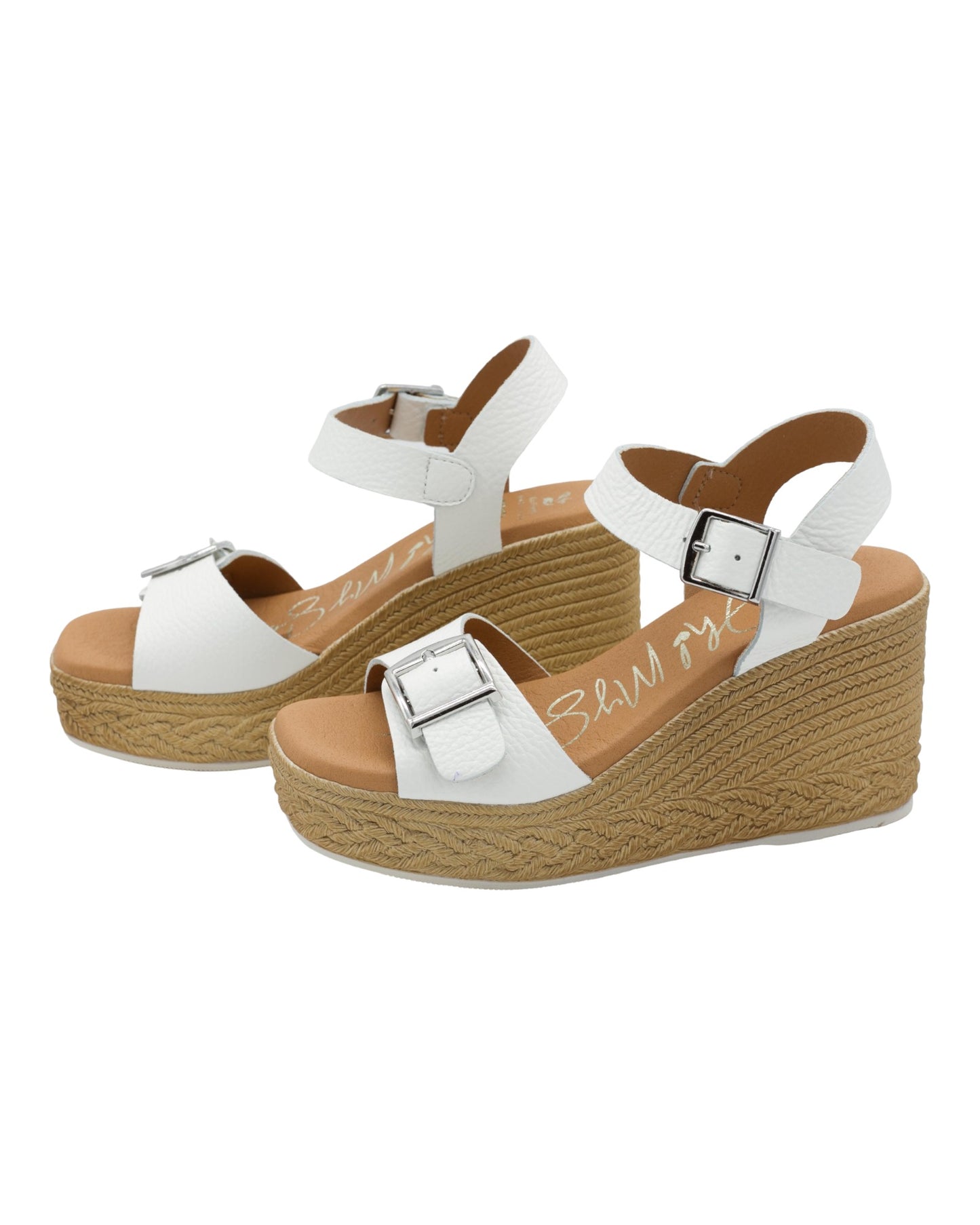 SANDALIAS DE MUJER OH MY SANDALS MINERVA 5224 EN BLANCO