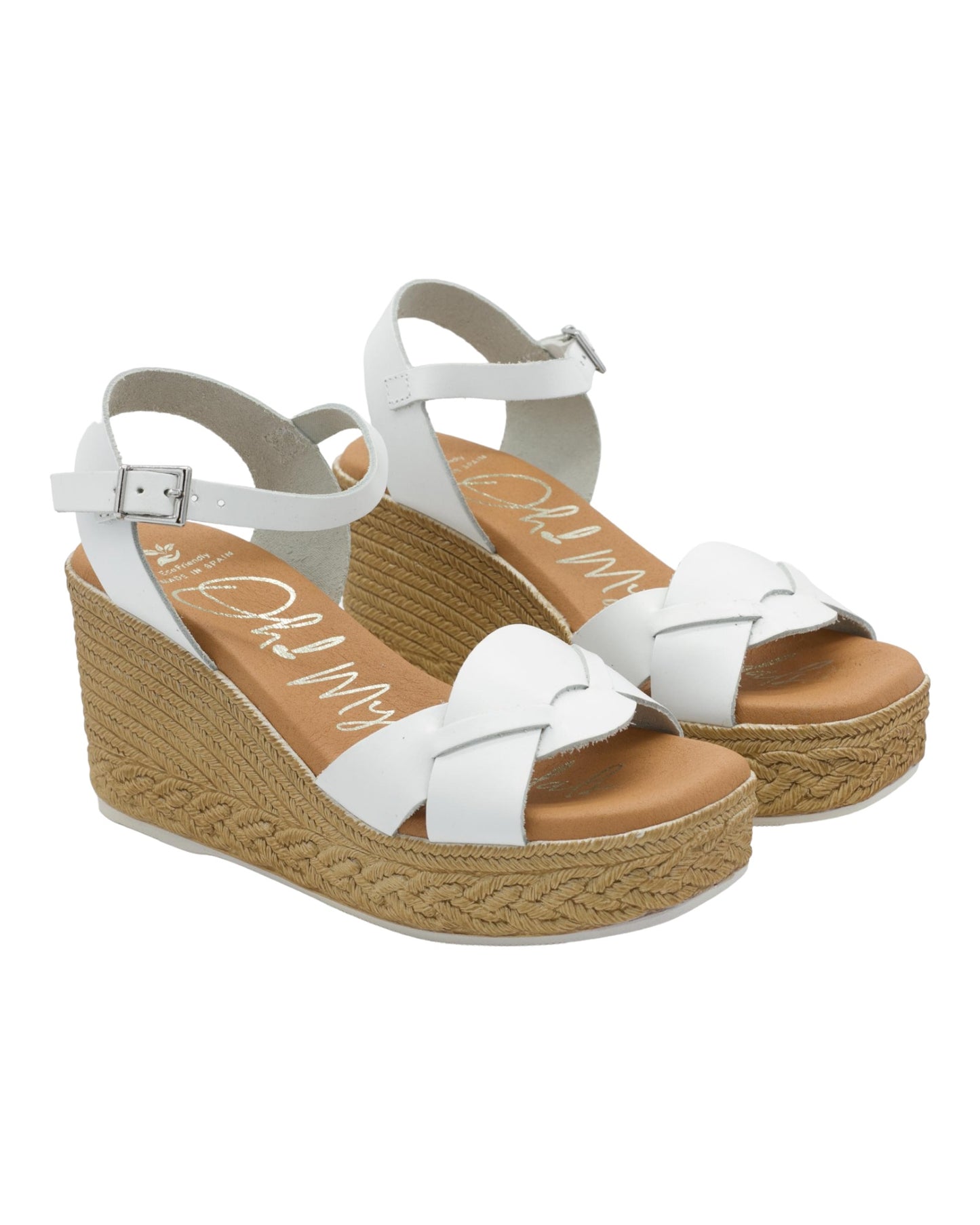 SANDALIAS DE MUJER OH MY SANDALS NIA 5226 EN BLANCO