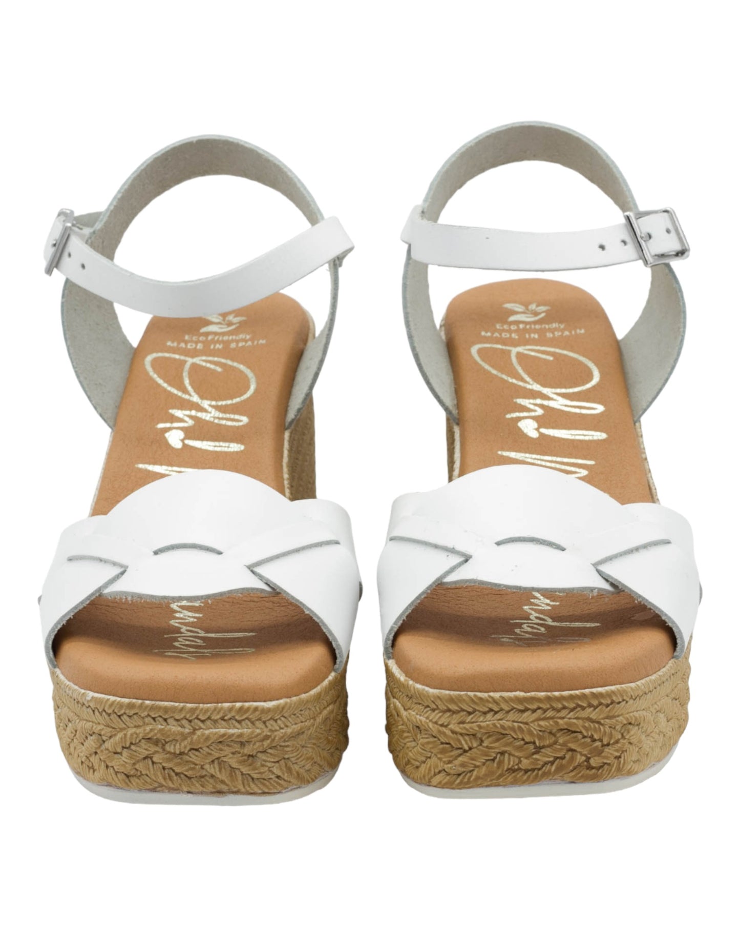 SANDALIAS DE MUJER OH MY SANDALS NIA 5226 EN BLANCO