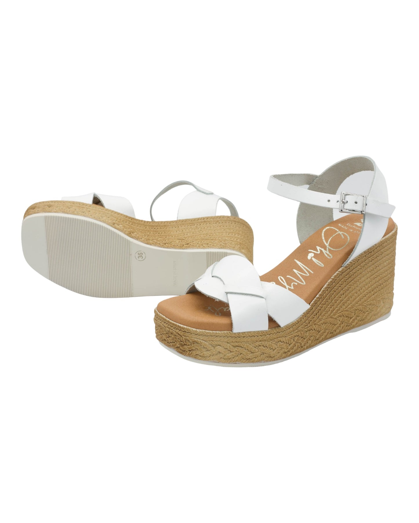 SANDALIAS DE MUJER OH MY SANDALS NIA 5226 EN BLANCO