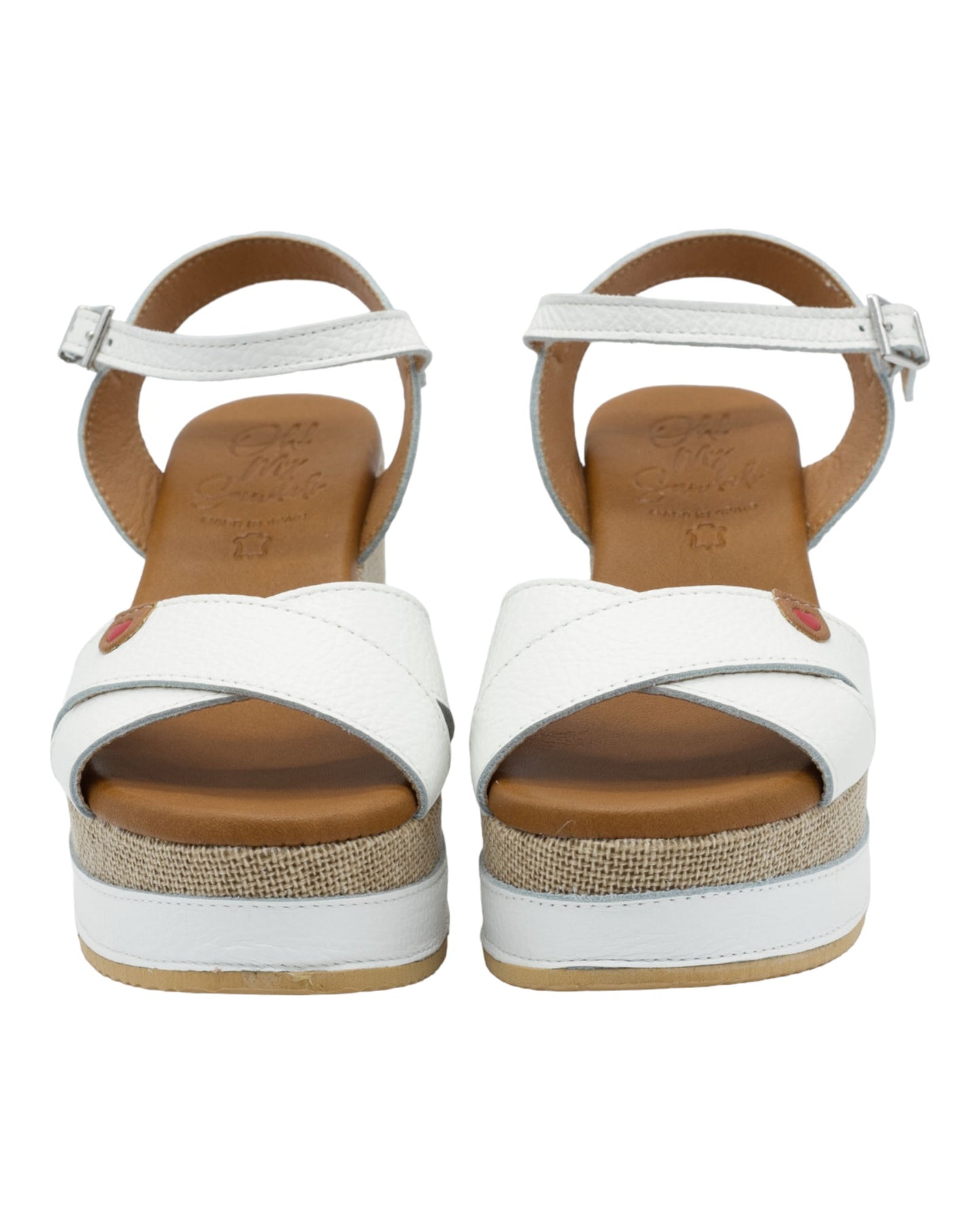 SANDALIAS DE MUJER OH MY SANDALS SELENE 5249 EN BLANCO