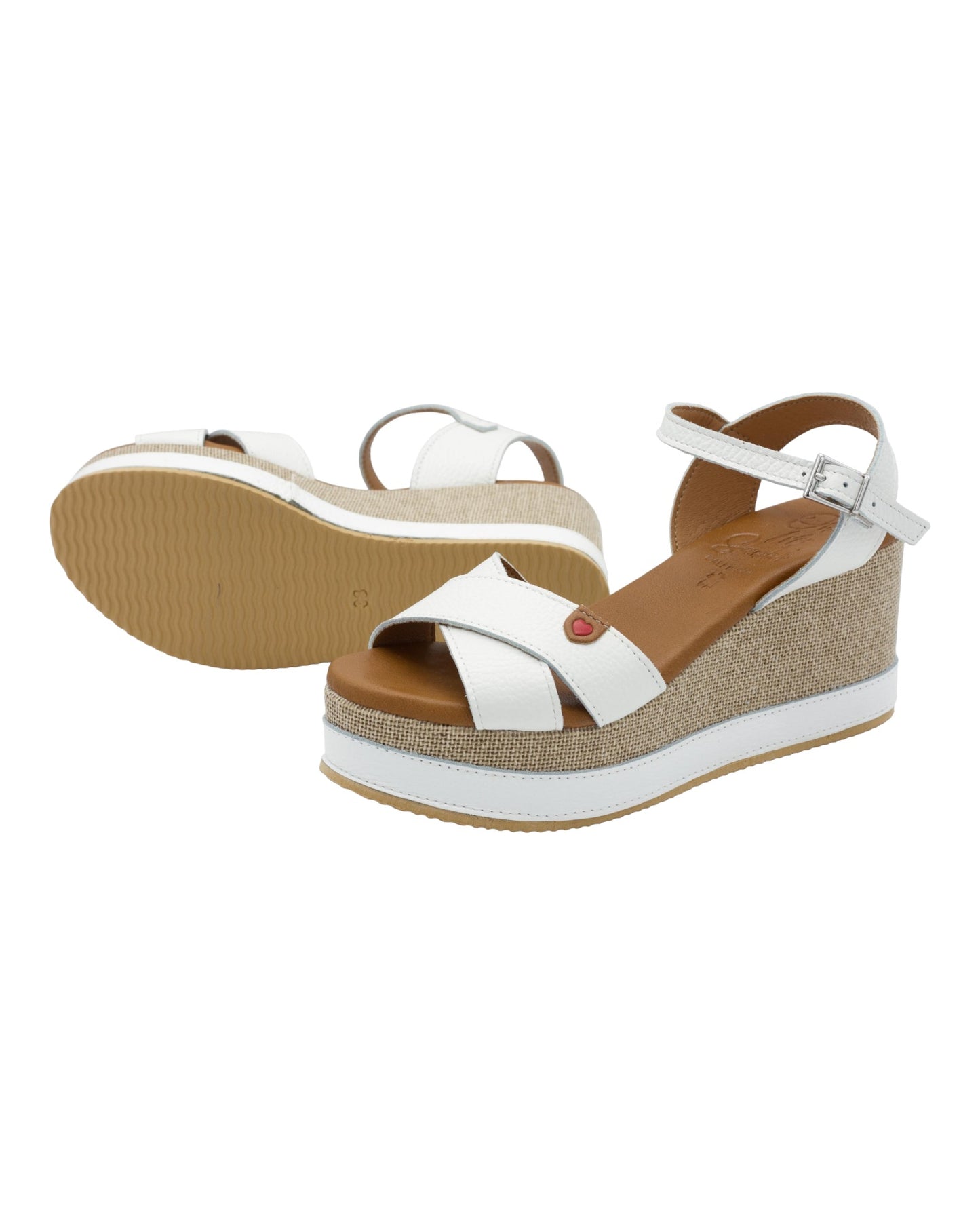 SANDALIAS DE MUJER OH MY SANDALS SELENE 5249 EN BLANCO
