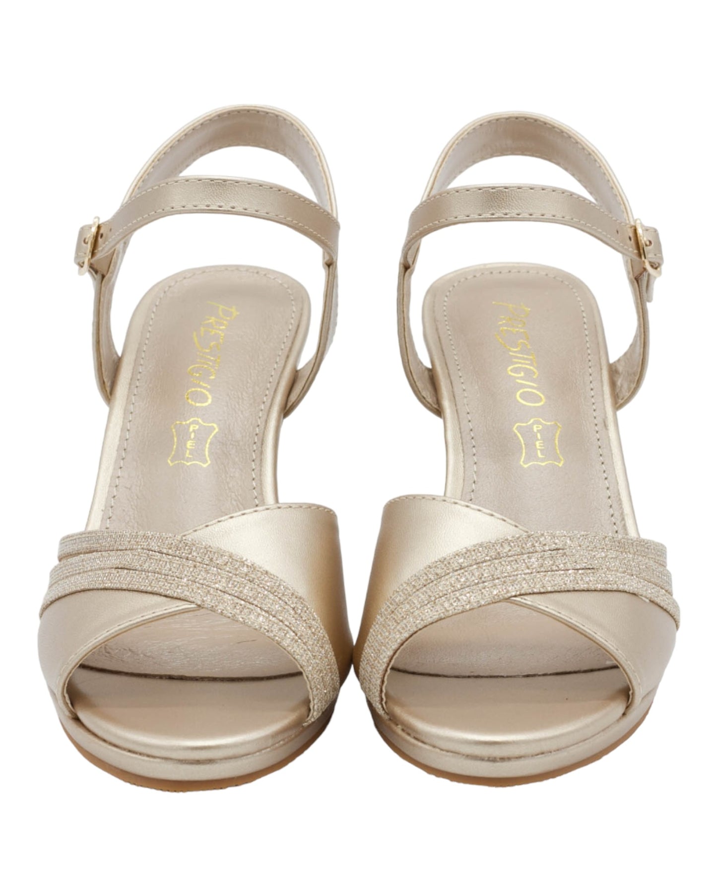 SANDALIAS DE MUJER PRESTIGIO C-400 EN ORO