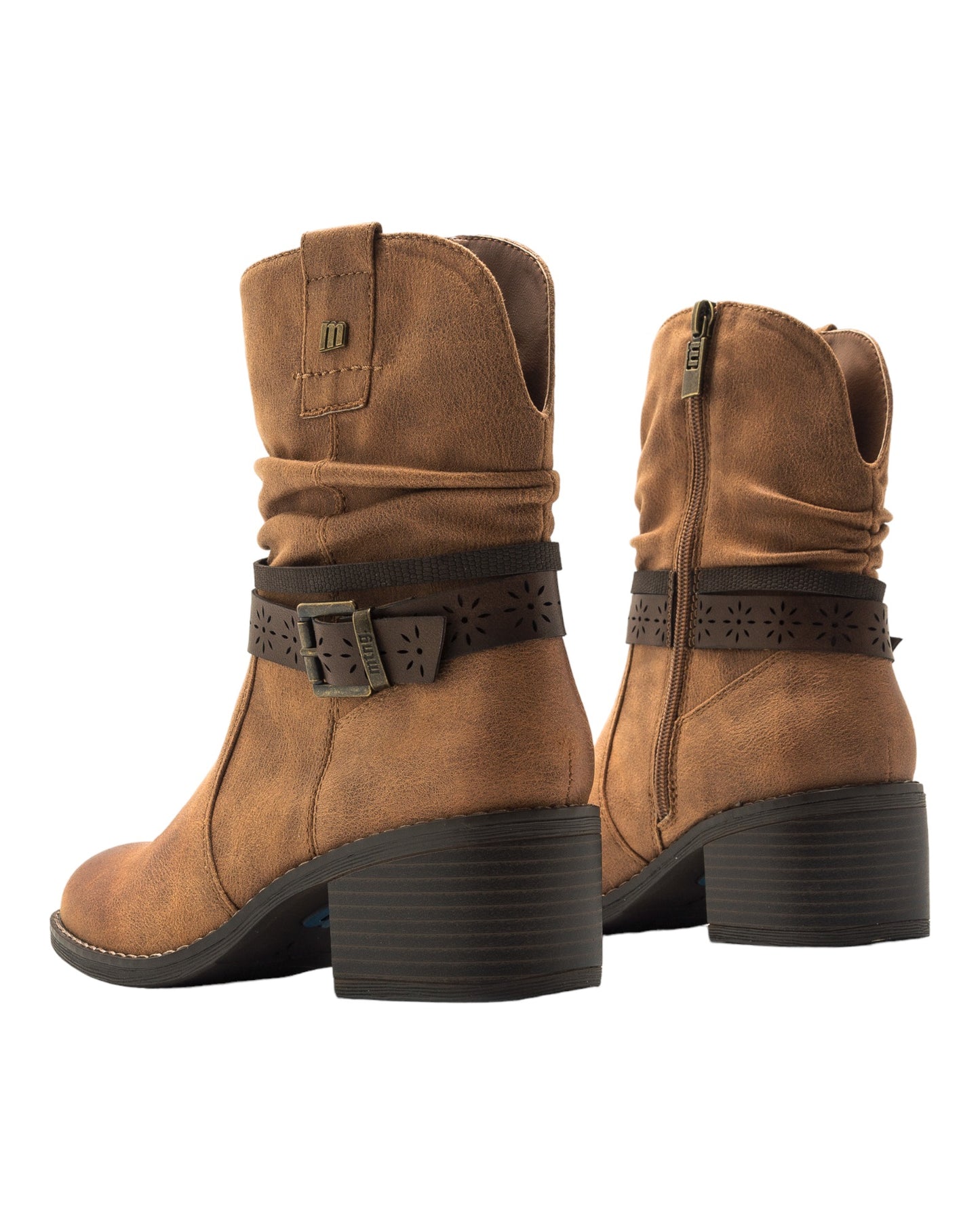 BOTINES DE MUJER MUSTANG 52764 EN CUERO