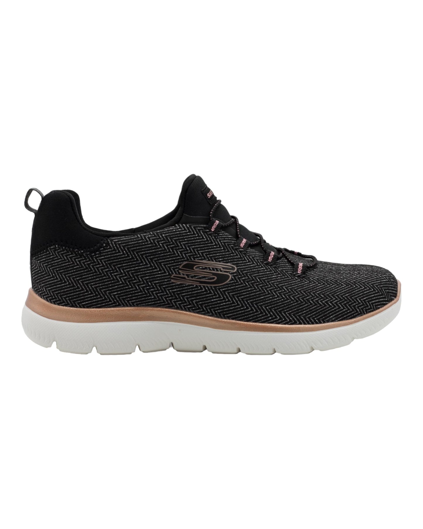 DEPORTIVOS DE MUJER SKECHERS 149528 SUMMITS-DAZZLING ME EN NEGRO