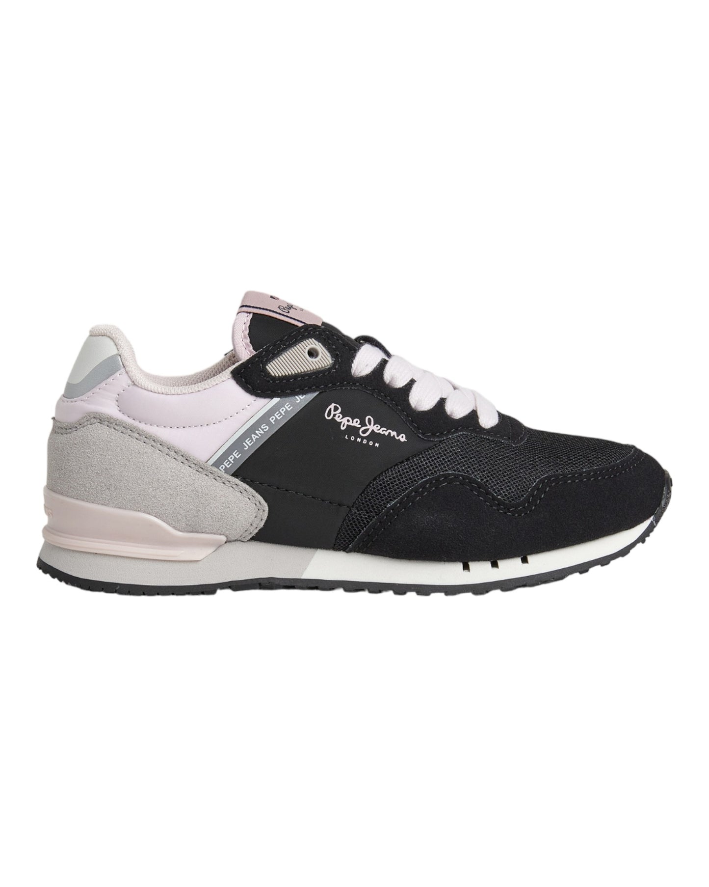 DEPORTIVOS DE MUJER PEPE JEANS LONDON CLASSIC G PGS30585 EN NEGRO