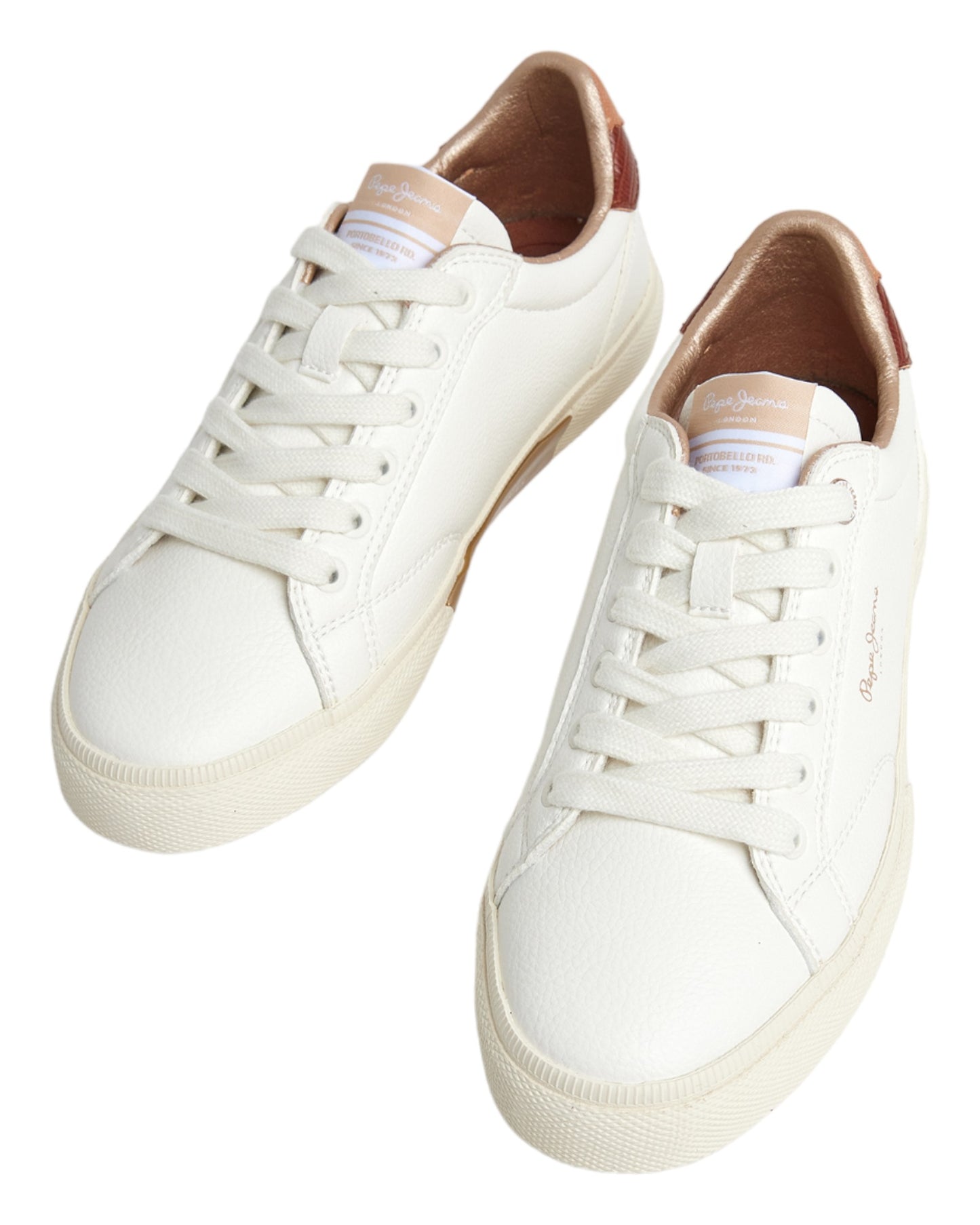 DEPORTIVOS DE MUJER PEPE JEANS KENTON CLASS PLS31537 EN BLANCO