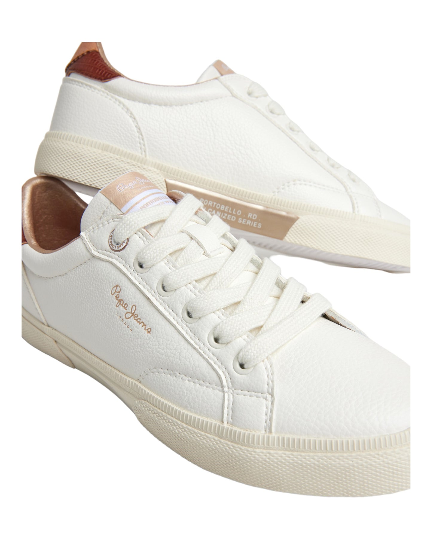 DEPORTIVOS DE MUJER PEPE JEANS KENTON CLASS PLS31537 EN BLANCO