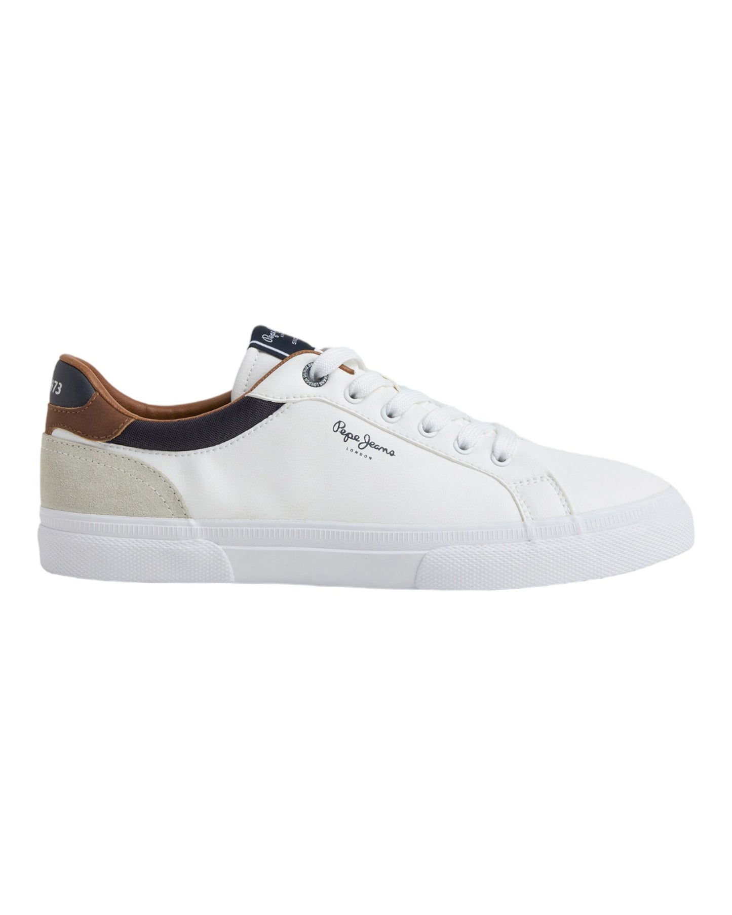 DEPORTIVOS DE HOMBRE PEPE JEANS KENTON COURT PMS30839 EN BLANCO
