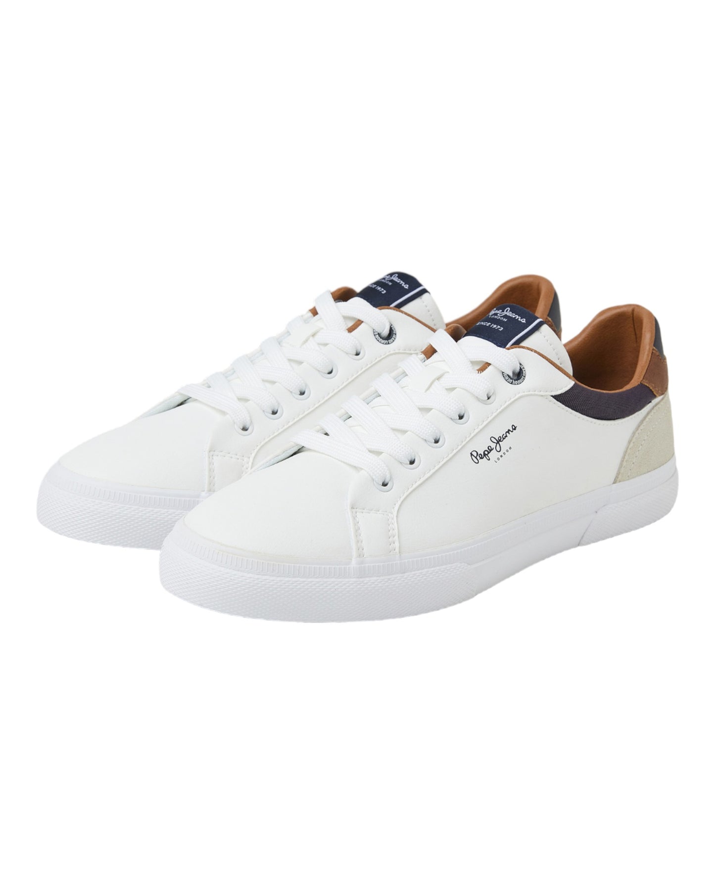 DEPORTIVOS DE HOMBRE PEPE JEANS KENTON COURT PMS30839 EN BLANCO