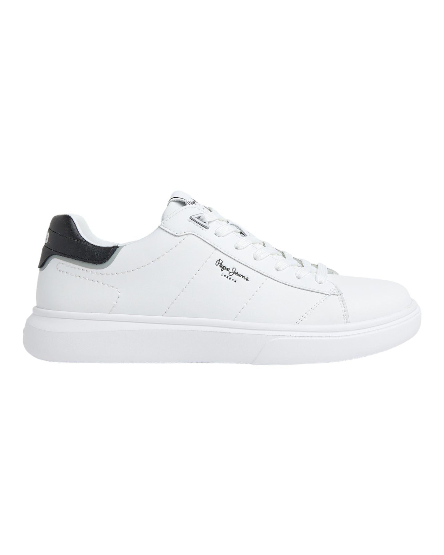 DEPORTIVOS DE HOMBRE PEPE JEANS EATON BASIC PMS30981 EN BLANCO