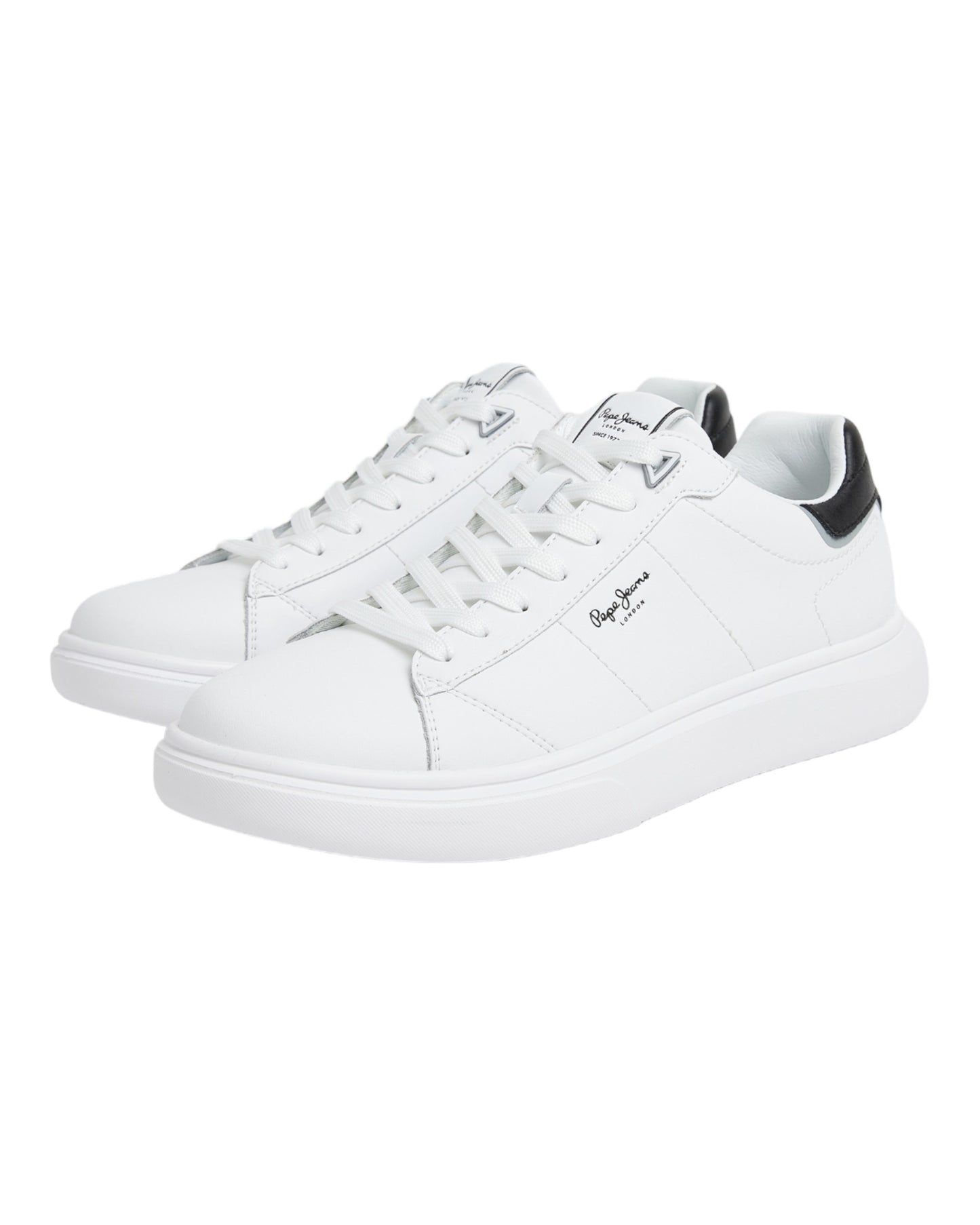 DEPORTIVOS DE HOMBRE PEPE JEANS EATON BASIC PMS30981 EN BLANCO