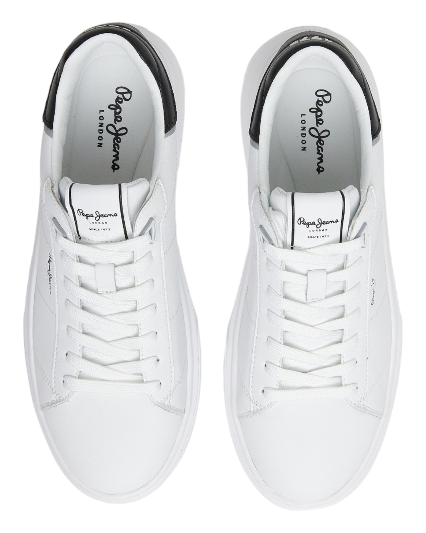 DEPORTIVOS DE HOMBRE PEPE JEANS EATON BASIC PMS30981 EN BLANCO