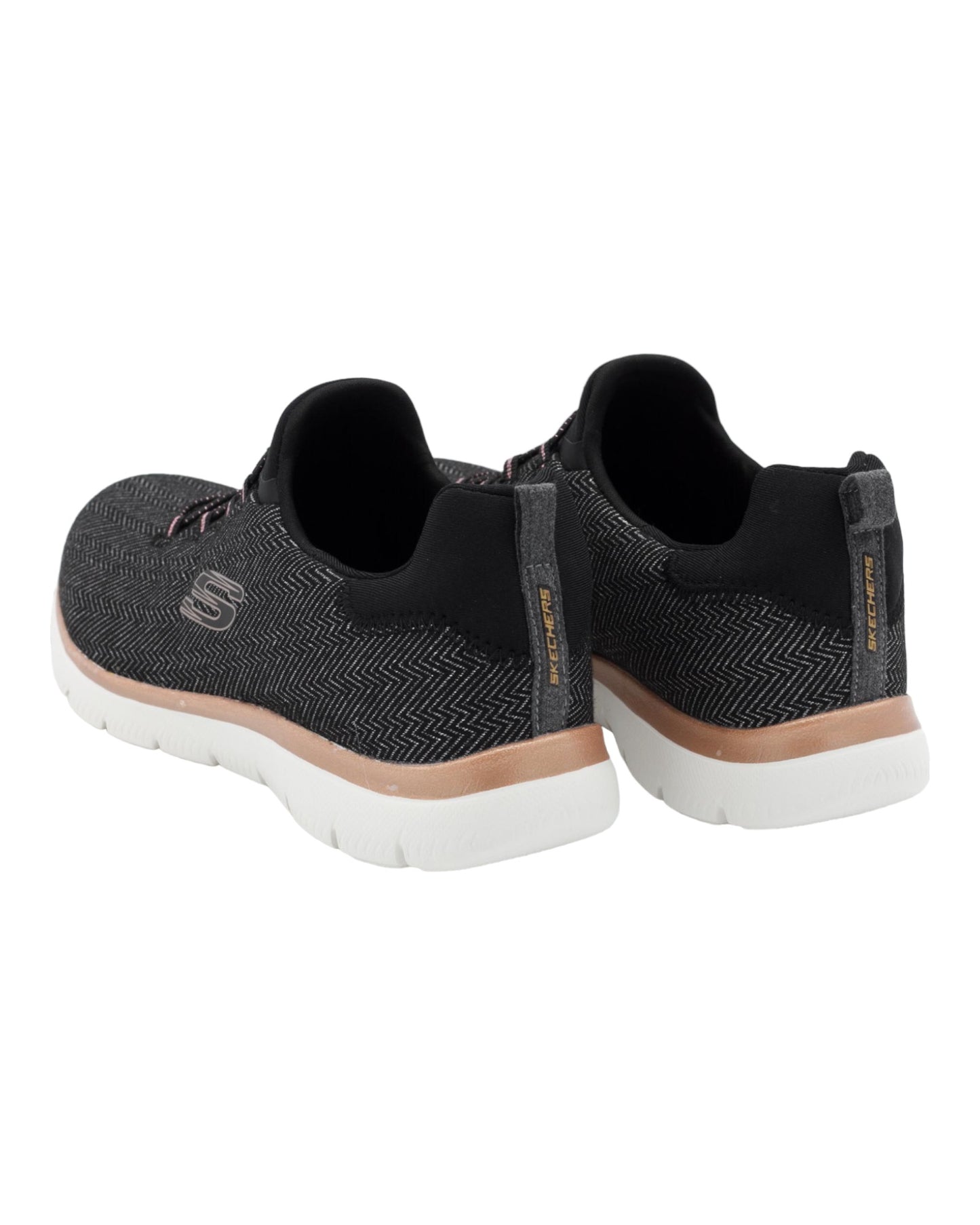 DEPORTIVOS DE MUJER SKECHERS 149528 SUMMITS-DAZZLING ME EN NEGRO