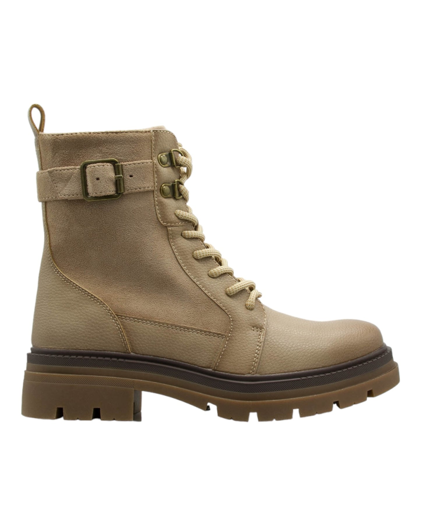 BOTINES DE MUJER HISPAFLEX 23259 EN BEIGE