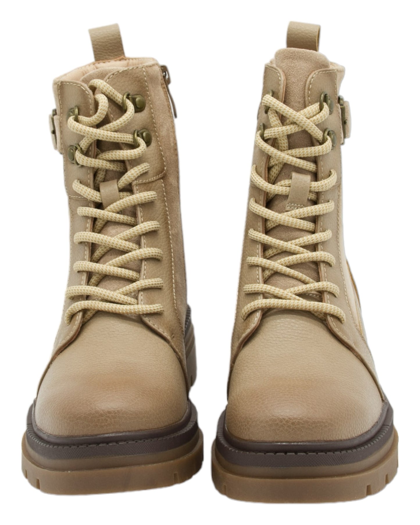BOTINES DE MUJER HISPAFLEX 23259 EN BEIGE
