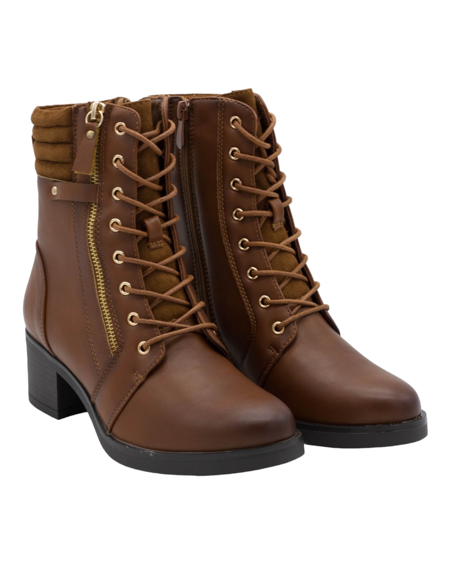 BOTINES DE MUJER HISPAFLEX 23236 EN CUERO