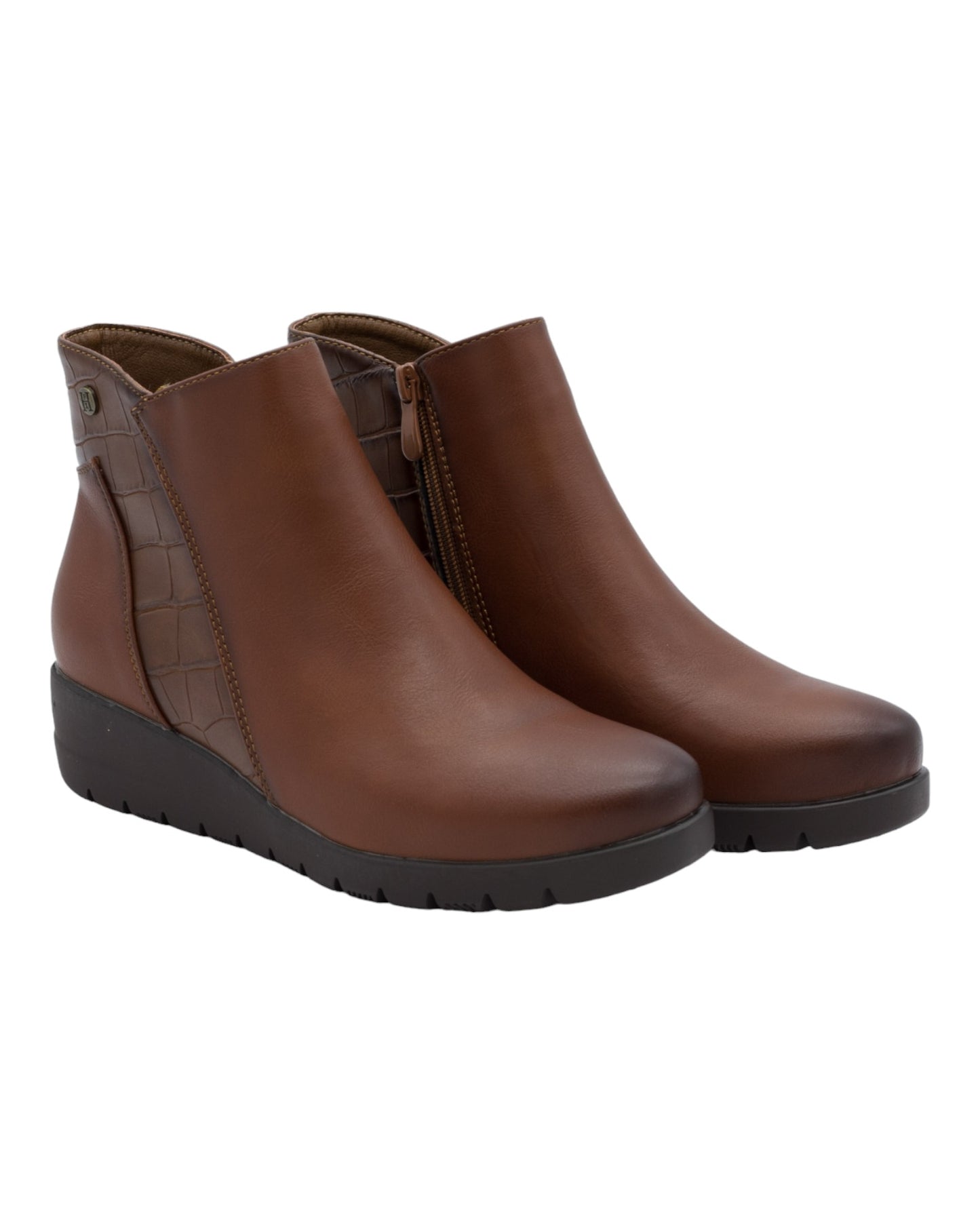BOTINES DE MUJER HISPAFLEX 23215 EN CUERO