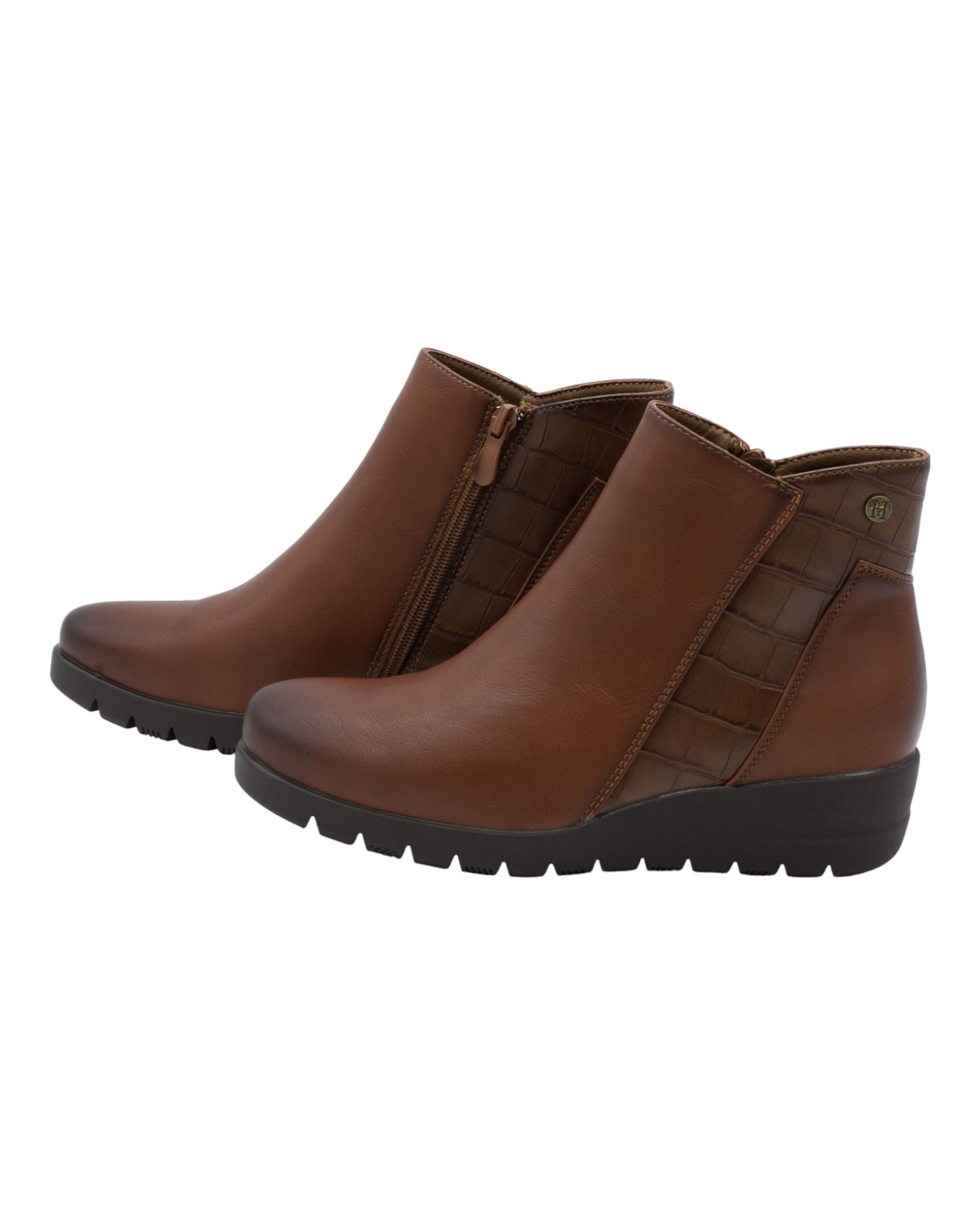 BOTINES DE MUJER HISPAFLEX 23215 EN CUERO