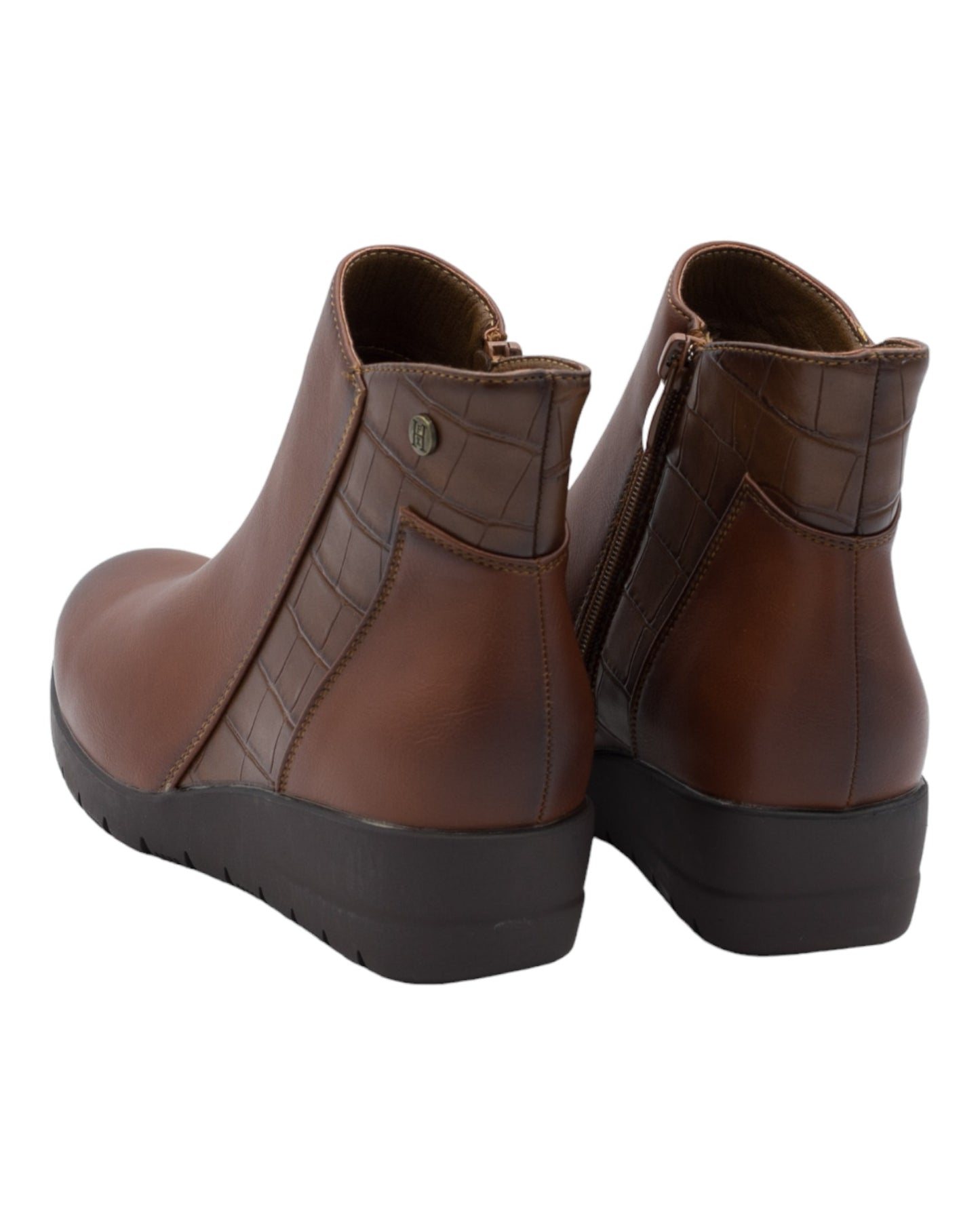 BOTINES DE MUJER HISPAFLEX 23215 EN CUERO