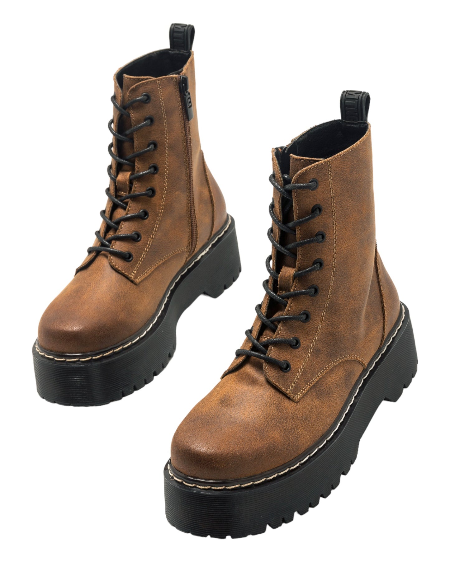 BOTINES DE MUJER MUSTANG 53280 EN CUERO