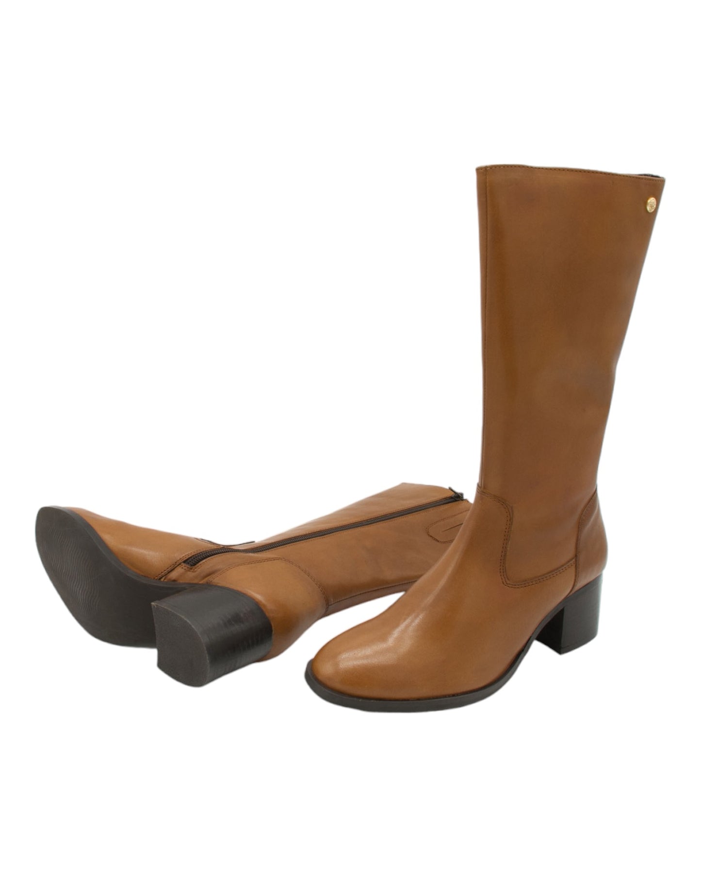 BOTAS DE MUJER TOP3 23928 EN CUERO