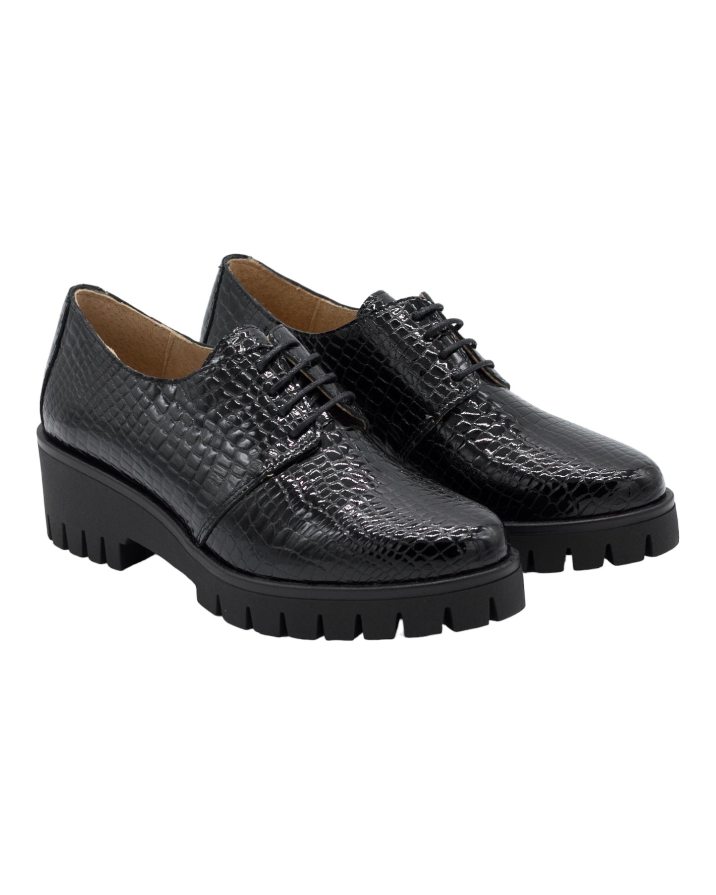 ZAPATOS DE MUJER LINCE 21258 CORVO EN NEGRO