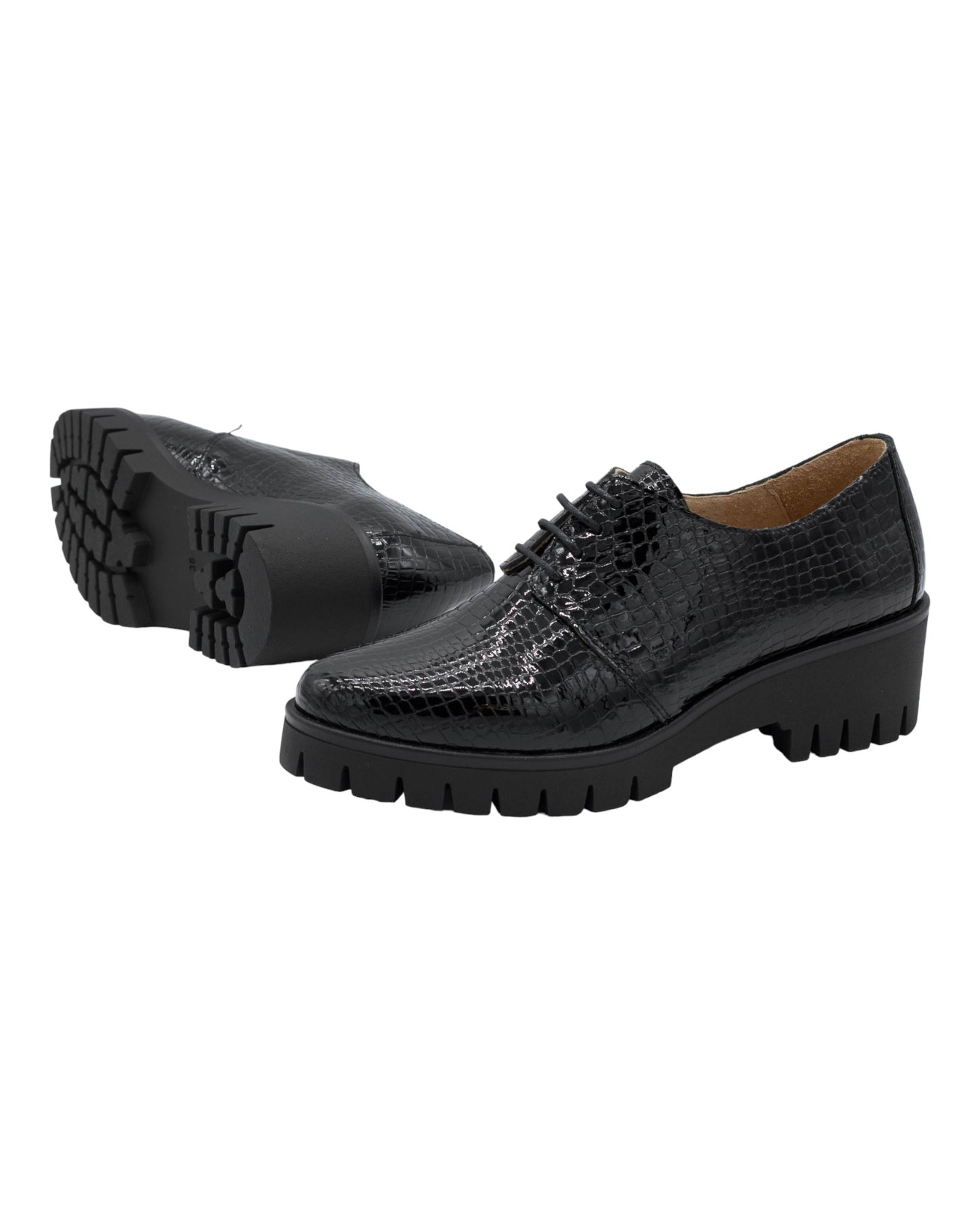 ZAPATOS DE MUJER LINCE 21258 CORVO EN NEGRO