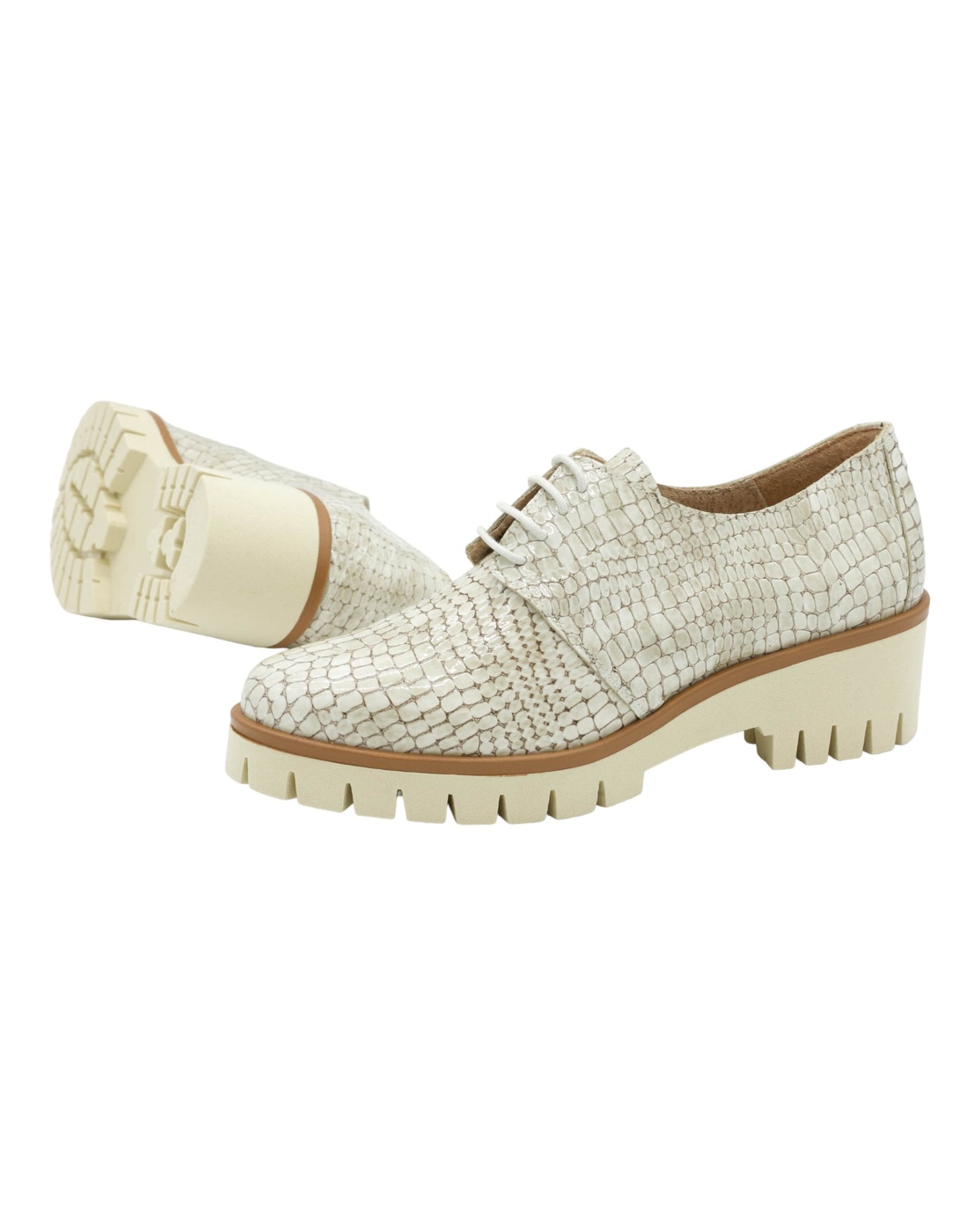 ZAPATOS DE MUJER LINCE 21258 CORVO EN BEIGE