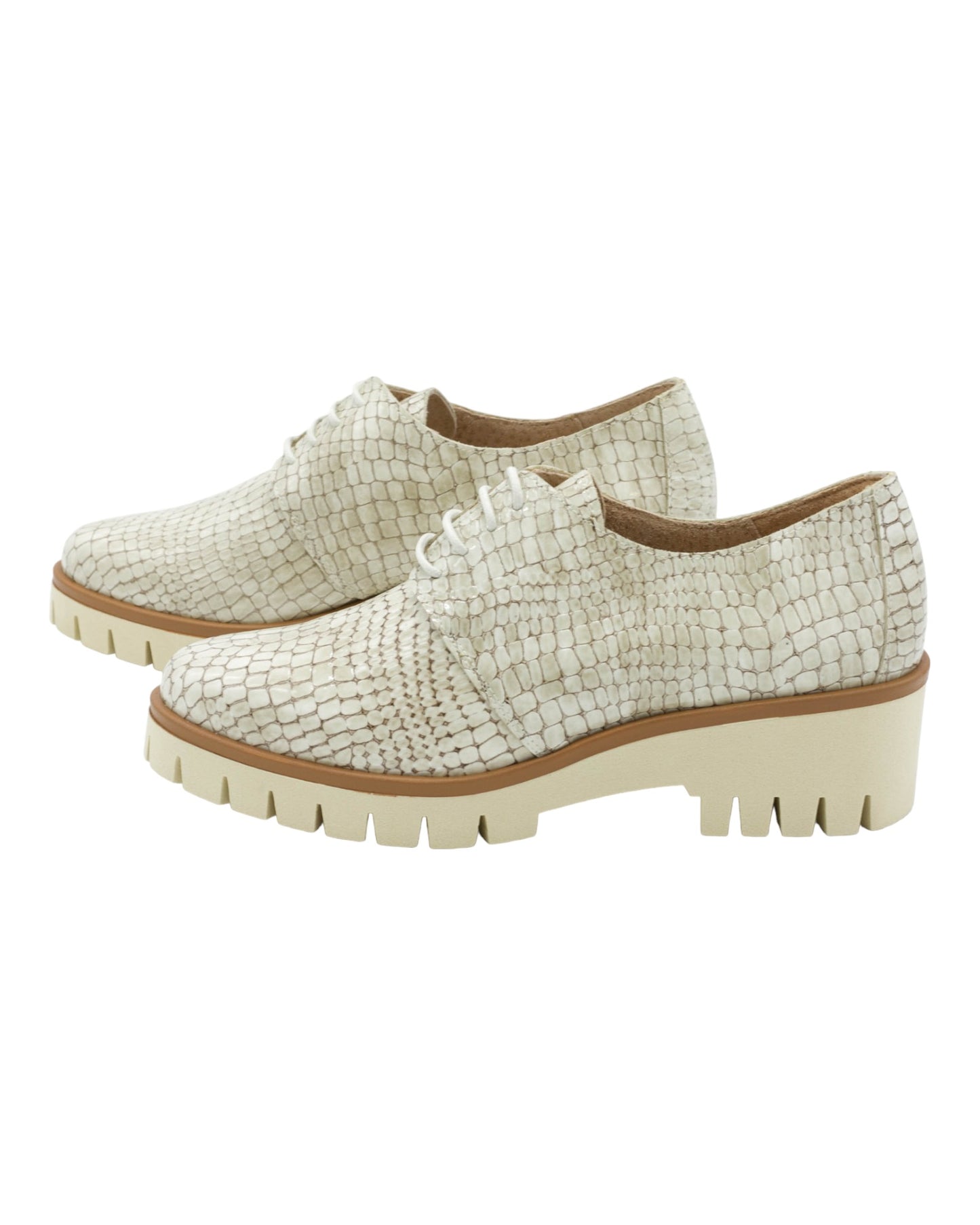 ZAPATOS DE MUJER LINCE 21258 CORVO EN BEIGE