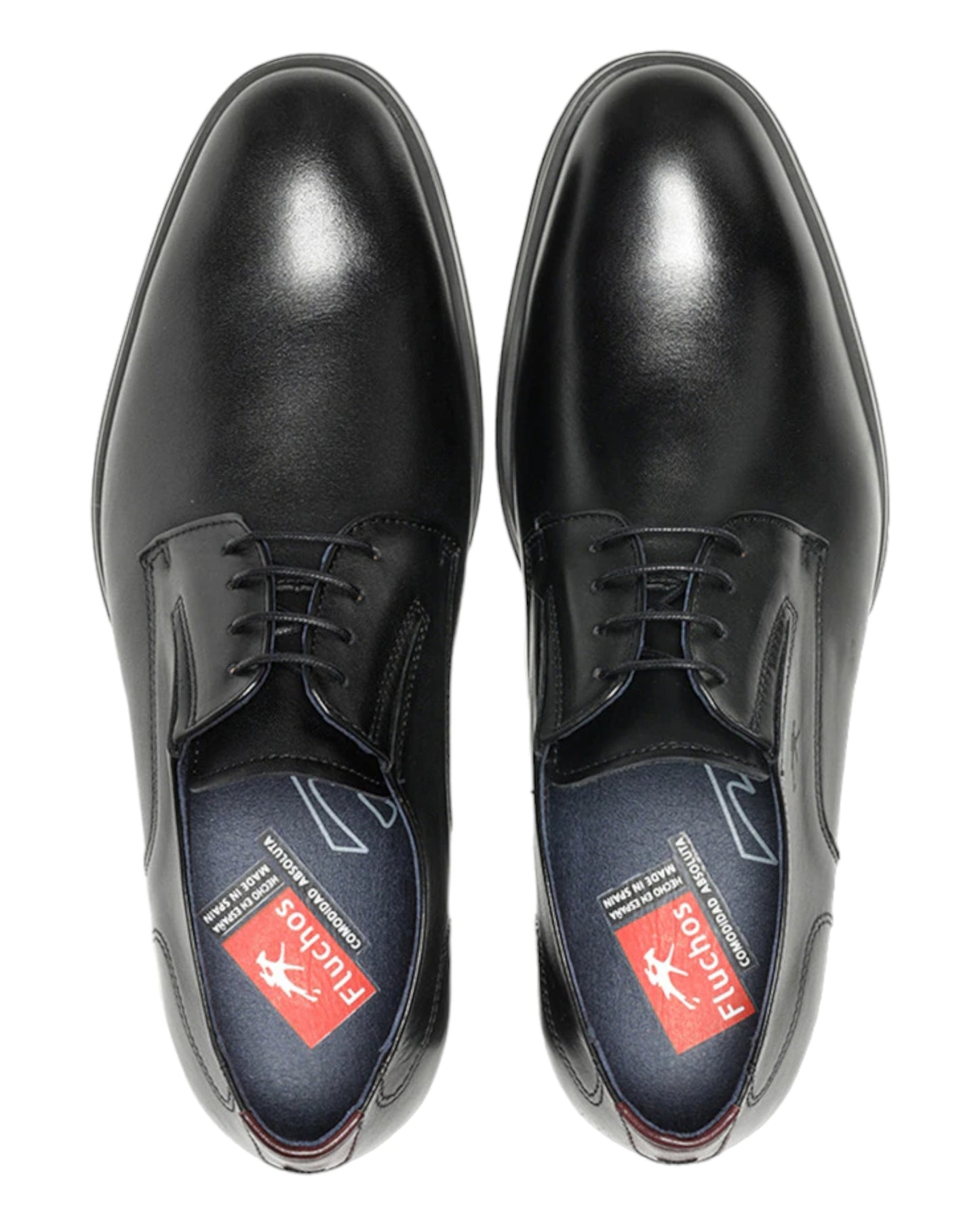 ZAPATOS DE HOMBRE FLUCHOS F1885 EN NEGRO