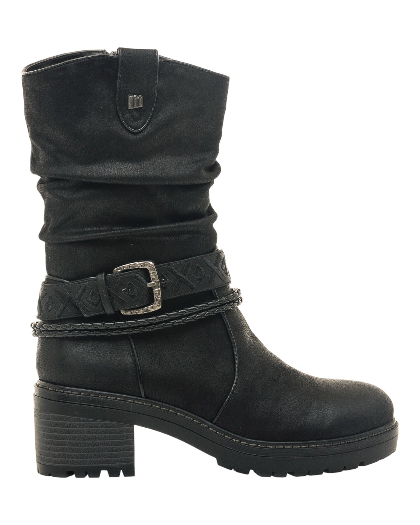 BOTINES DE MUJER MUSTANG 53539 EN NEGRO