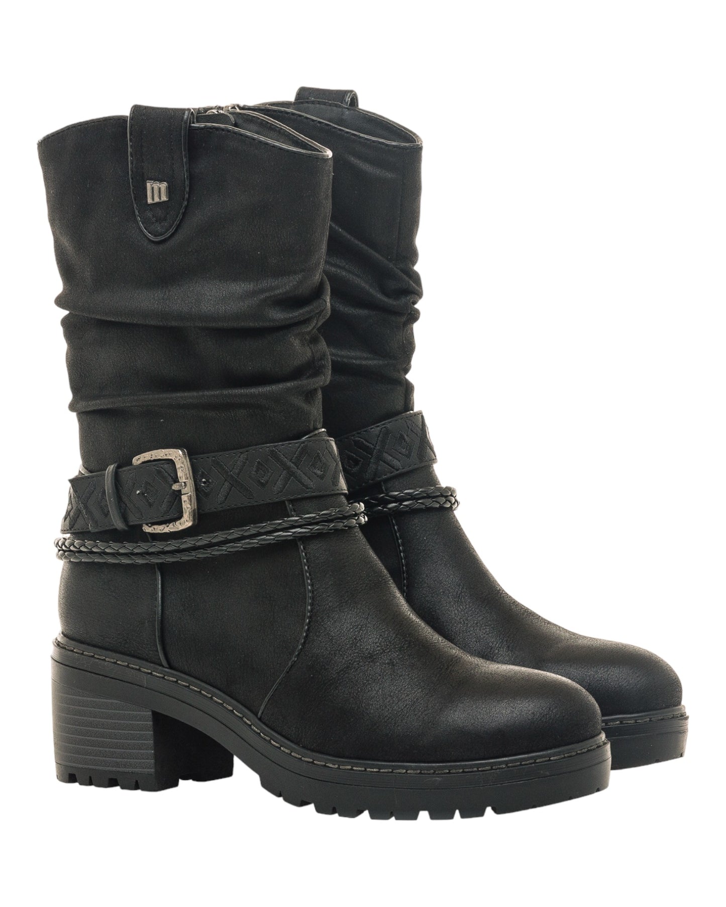 BOTINES DE MUJER MUSTANG 53539 EN NEGRO