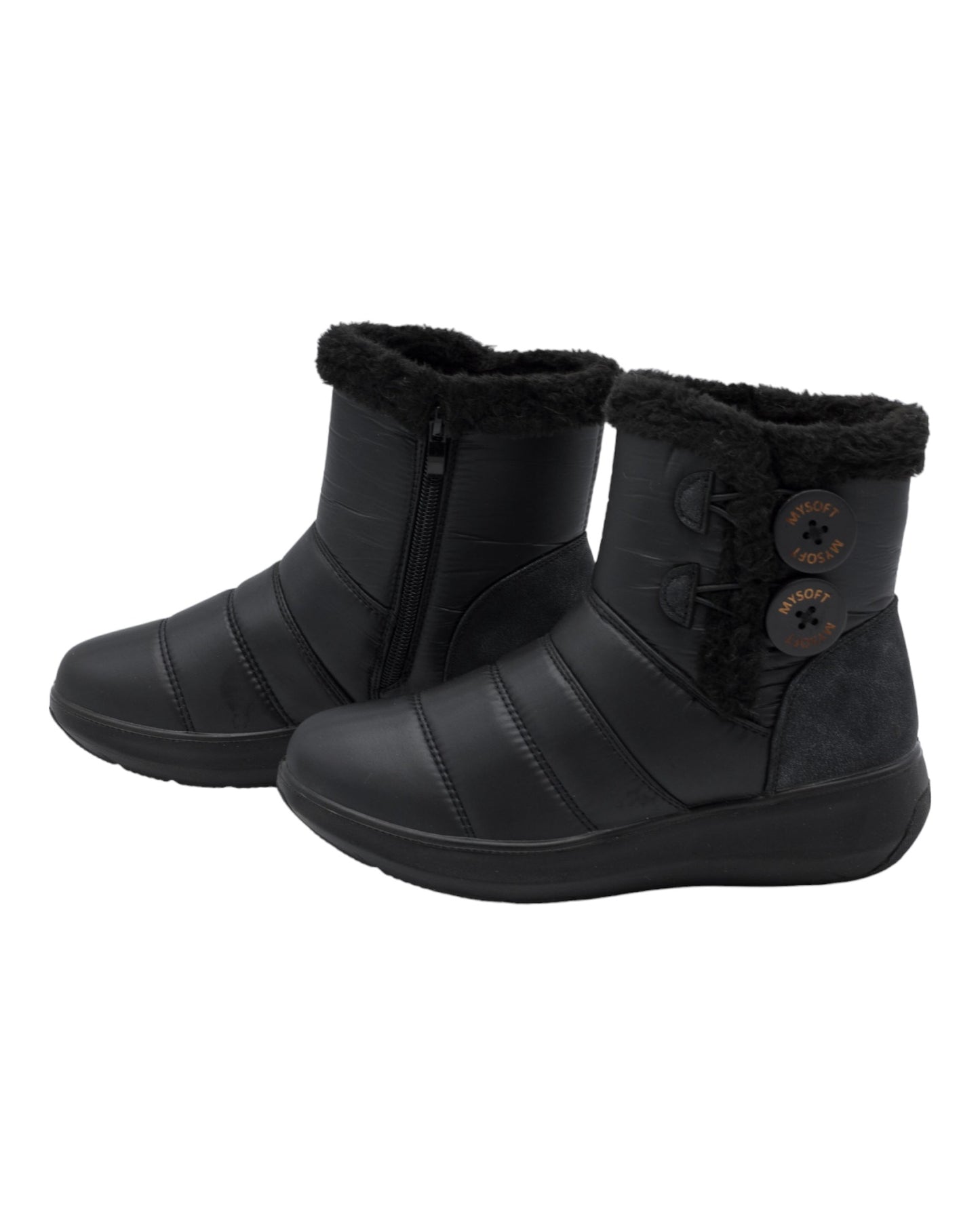 BOTINES DE MUJER MYSOFT M565 EN NEGRO