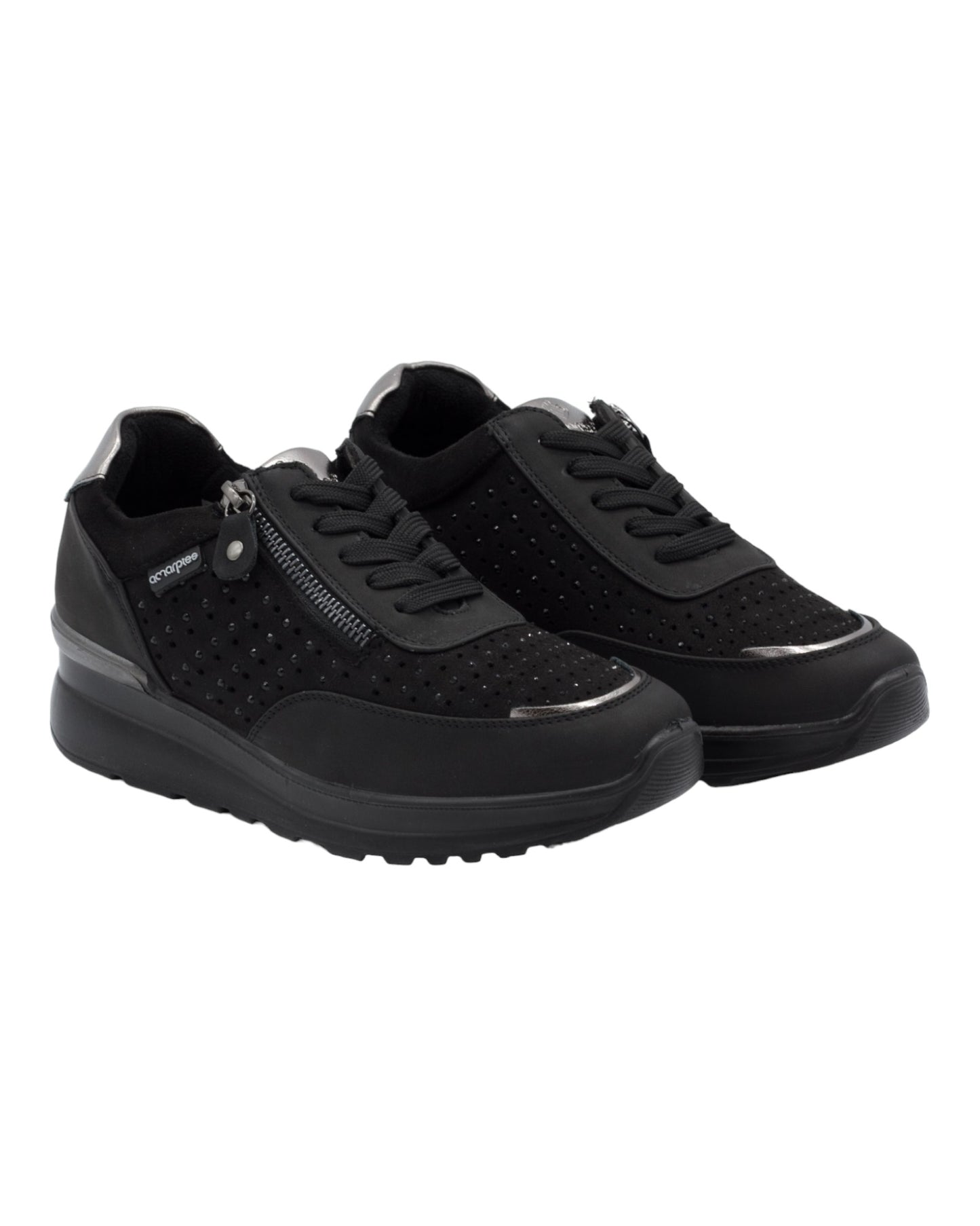 DEPORTIVOS DE MUJER AMARPIES AST25302 EN NEGRO