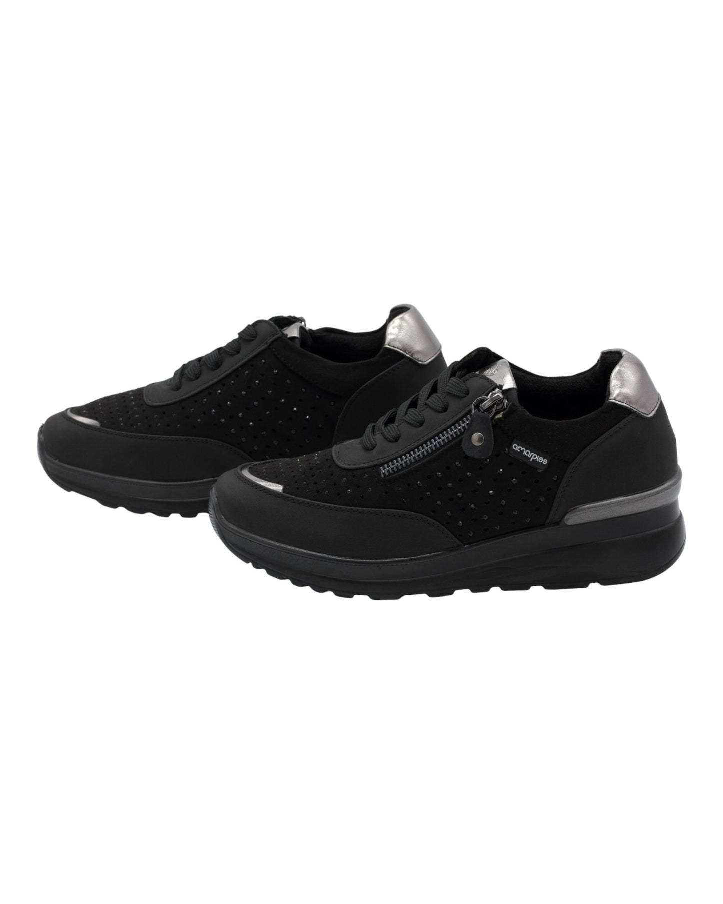 DEPORTIVOS DE MUJER AMARPIES AST25302 EN NEGRO