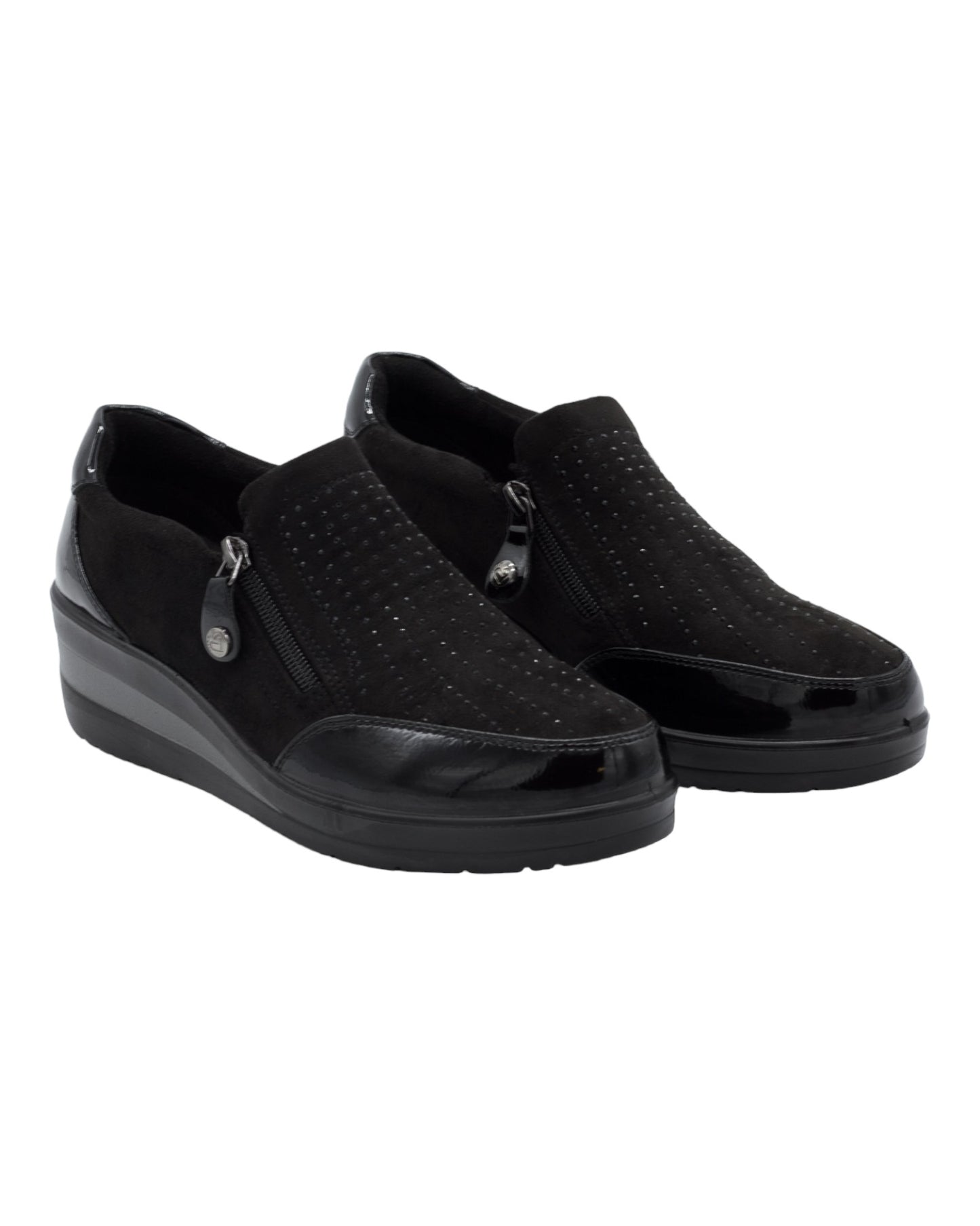 ZAPATOS DE MUJER AMARPIES AMD25337 EN NEGRO