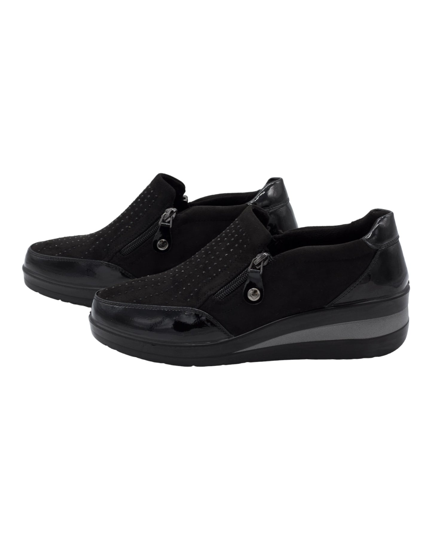 ZAPATOS DE MUJER AMARPIES AMD25337 EN NEGRO