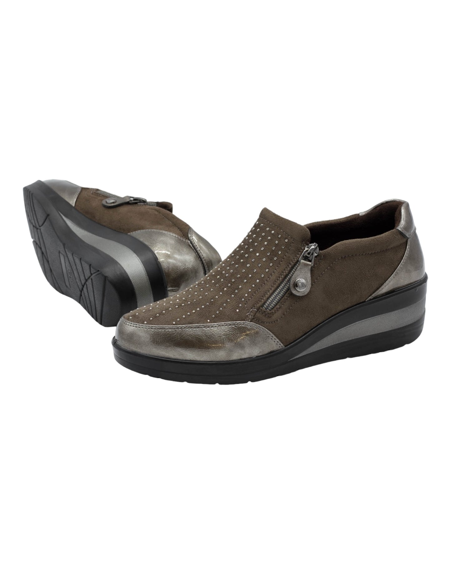 ZAPATOS DE MUJER AMARPIES AMD25337 EN TAUPE
