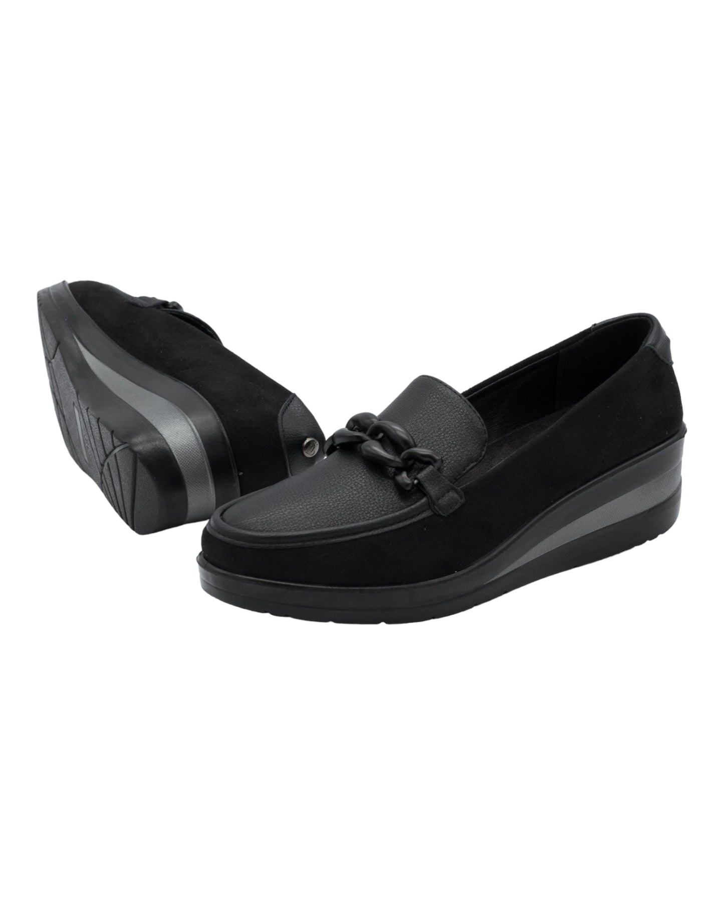 ZAPATOS DE MUJER AMARPIES AMD25332 EN NEGRO