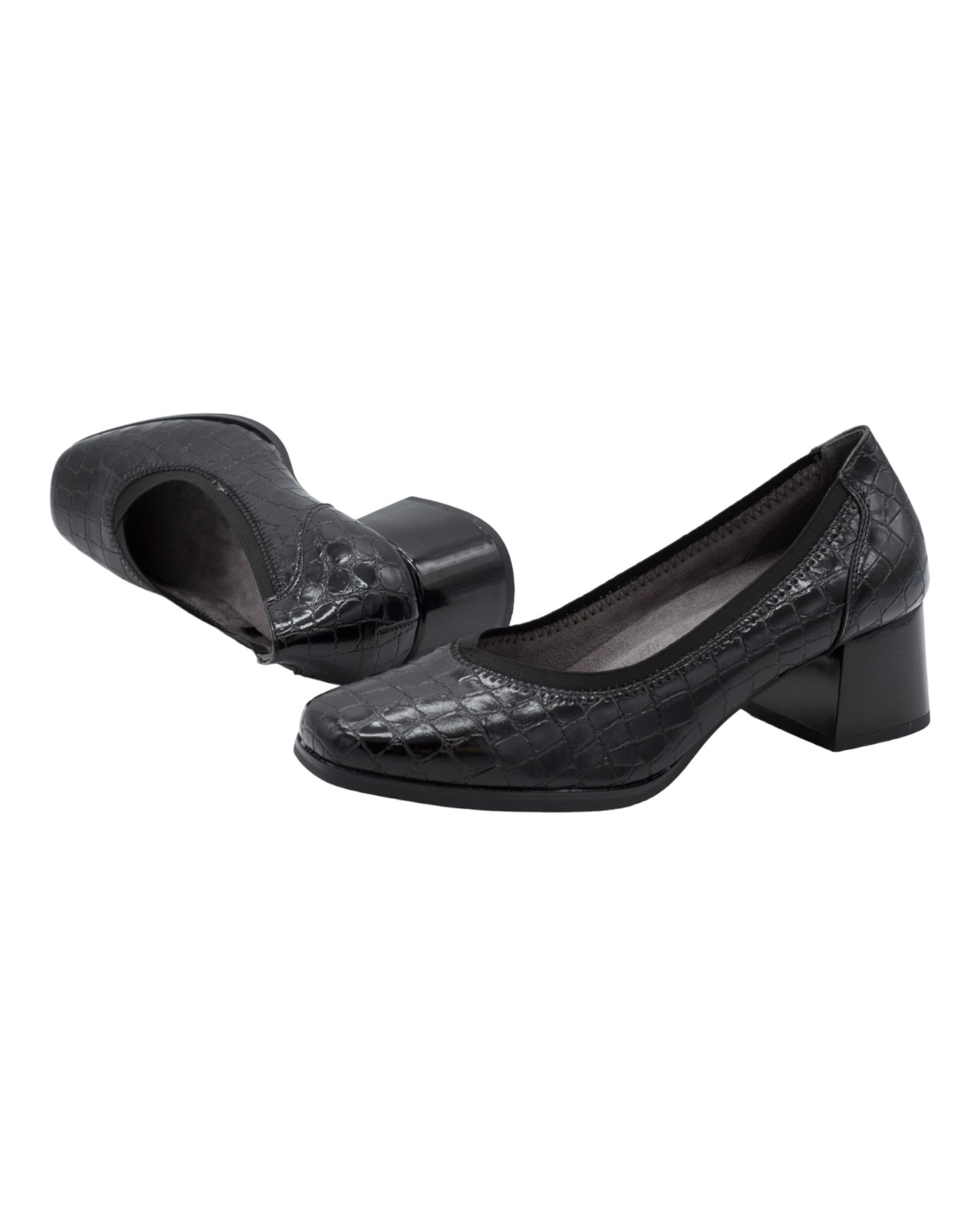 ZAPATOS DE MUJER AMARPIES AMD25381 EN NEGRO