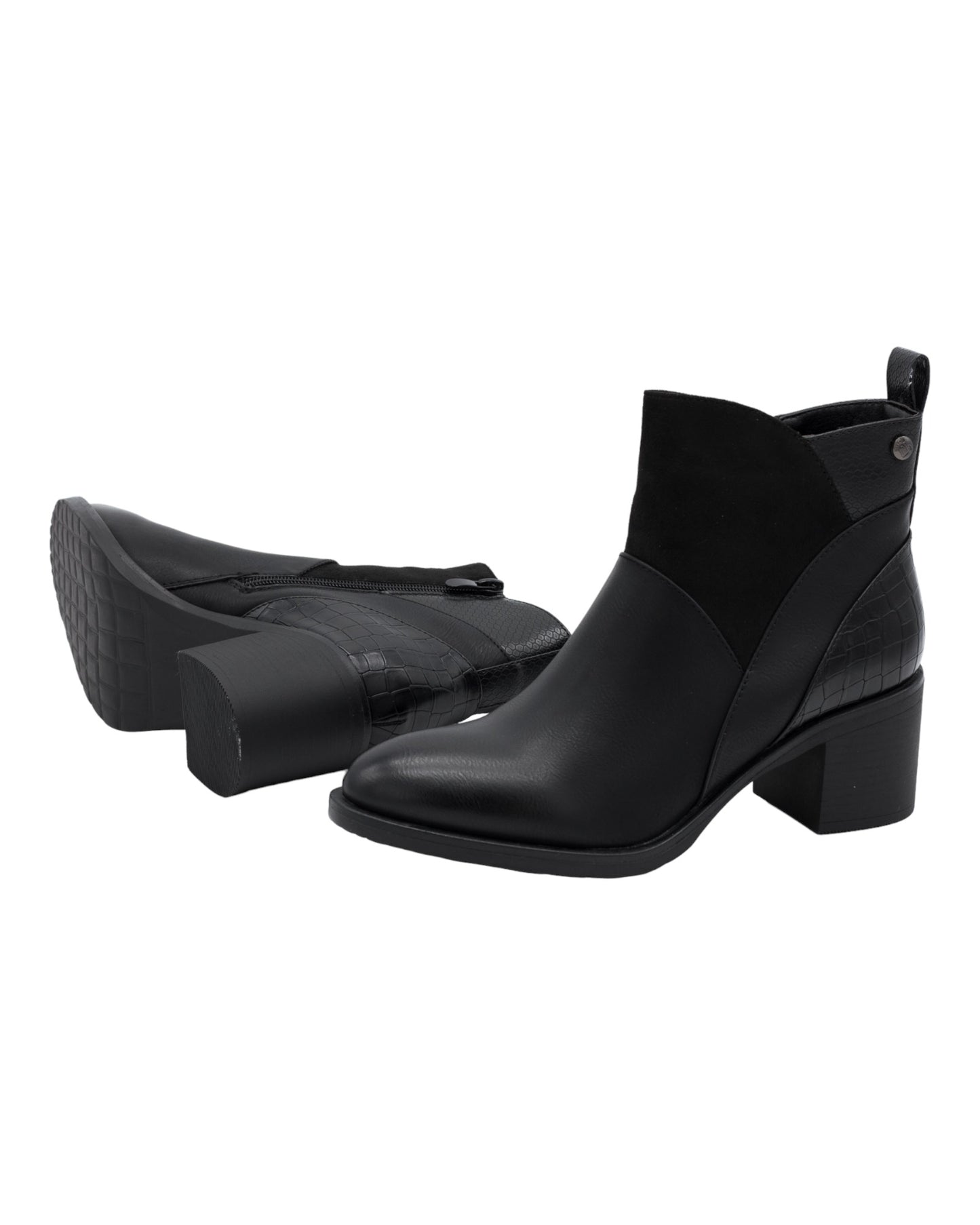 BOTINES DE MUJER AMARPIES ARB25623 EN NEGRO