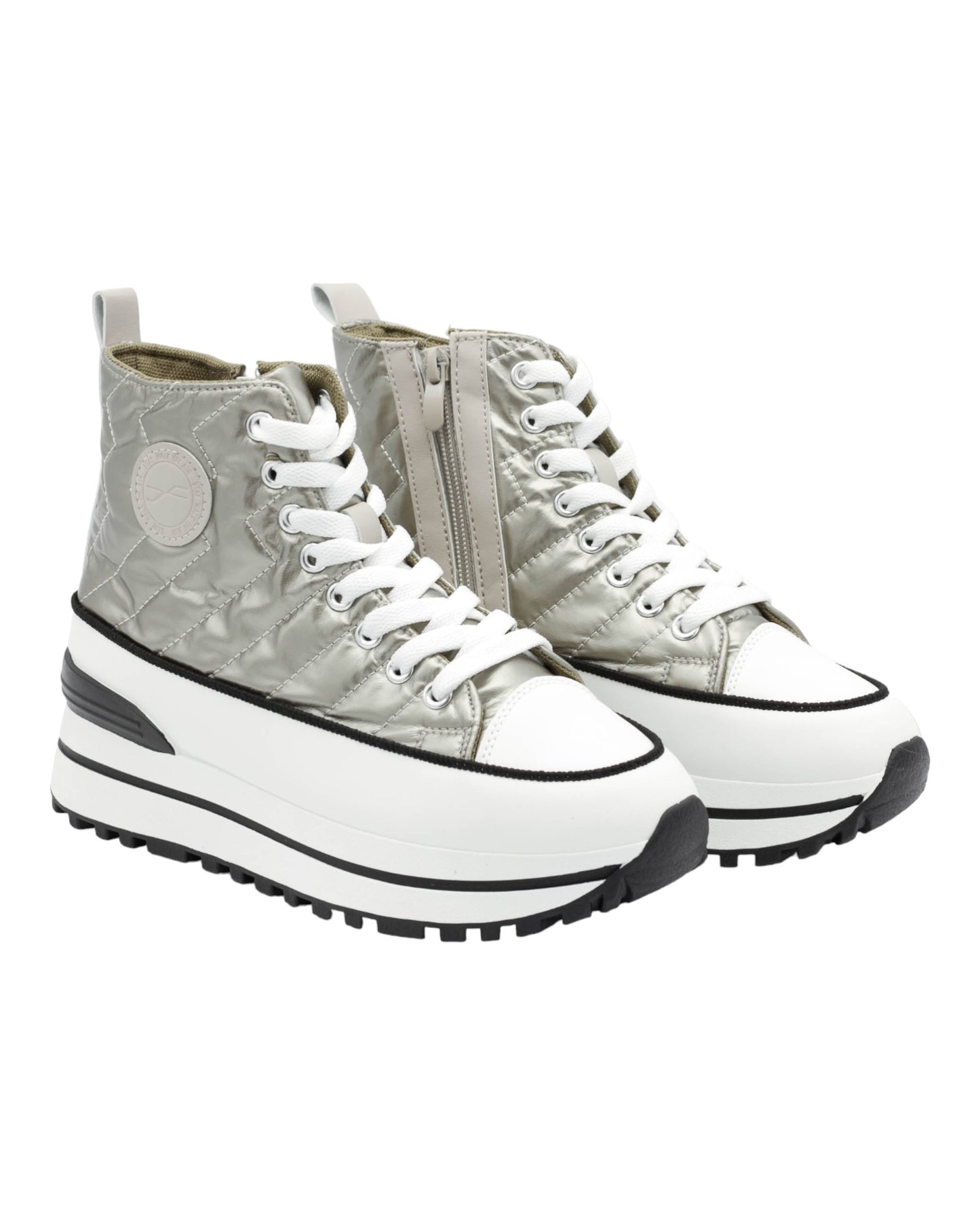 BOTINES DE MUJER STAY E35-1927 EN PLATINO
