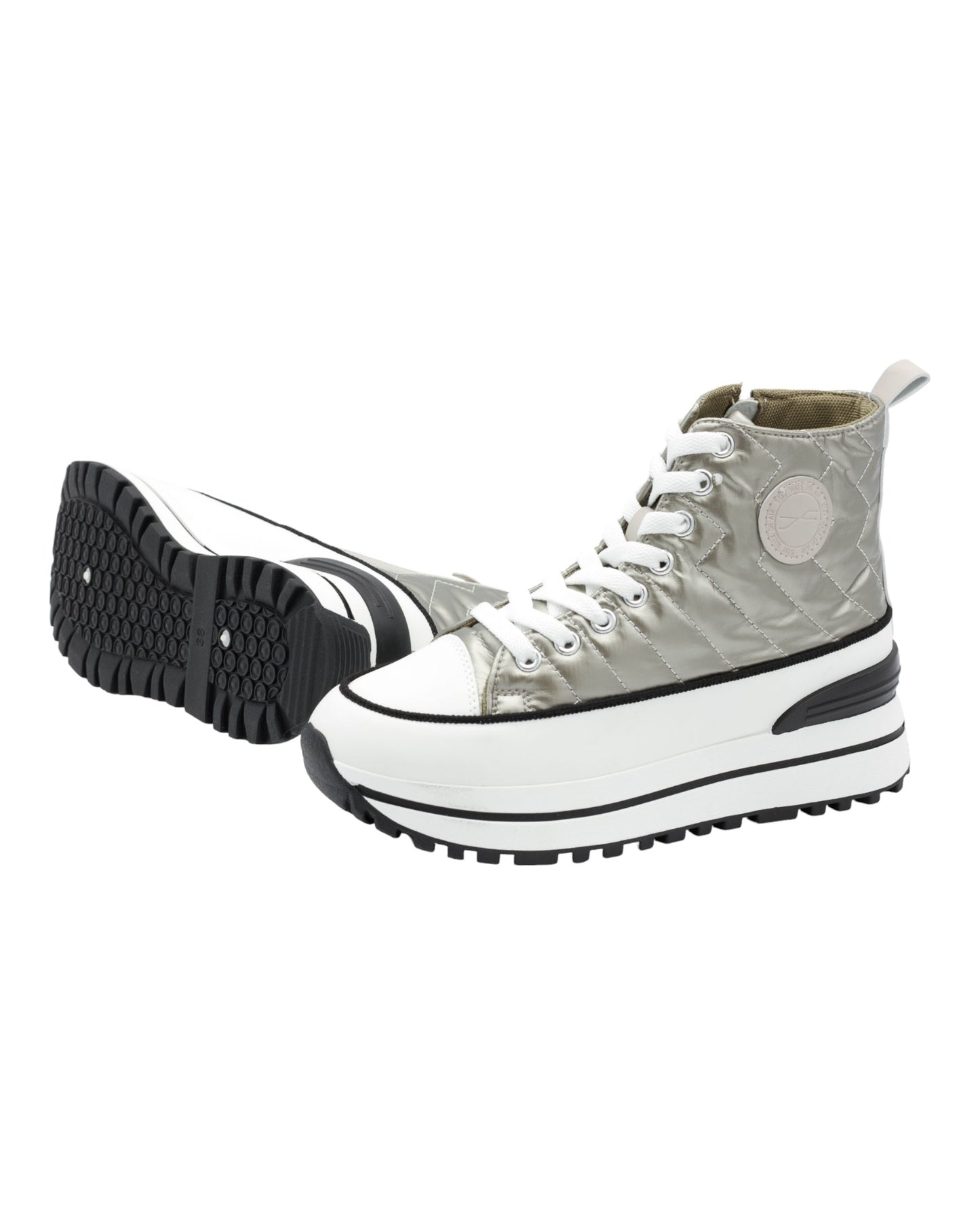 BOTINES DE MUJER STAY E35-1927 EN PLATINO