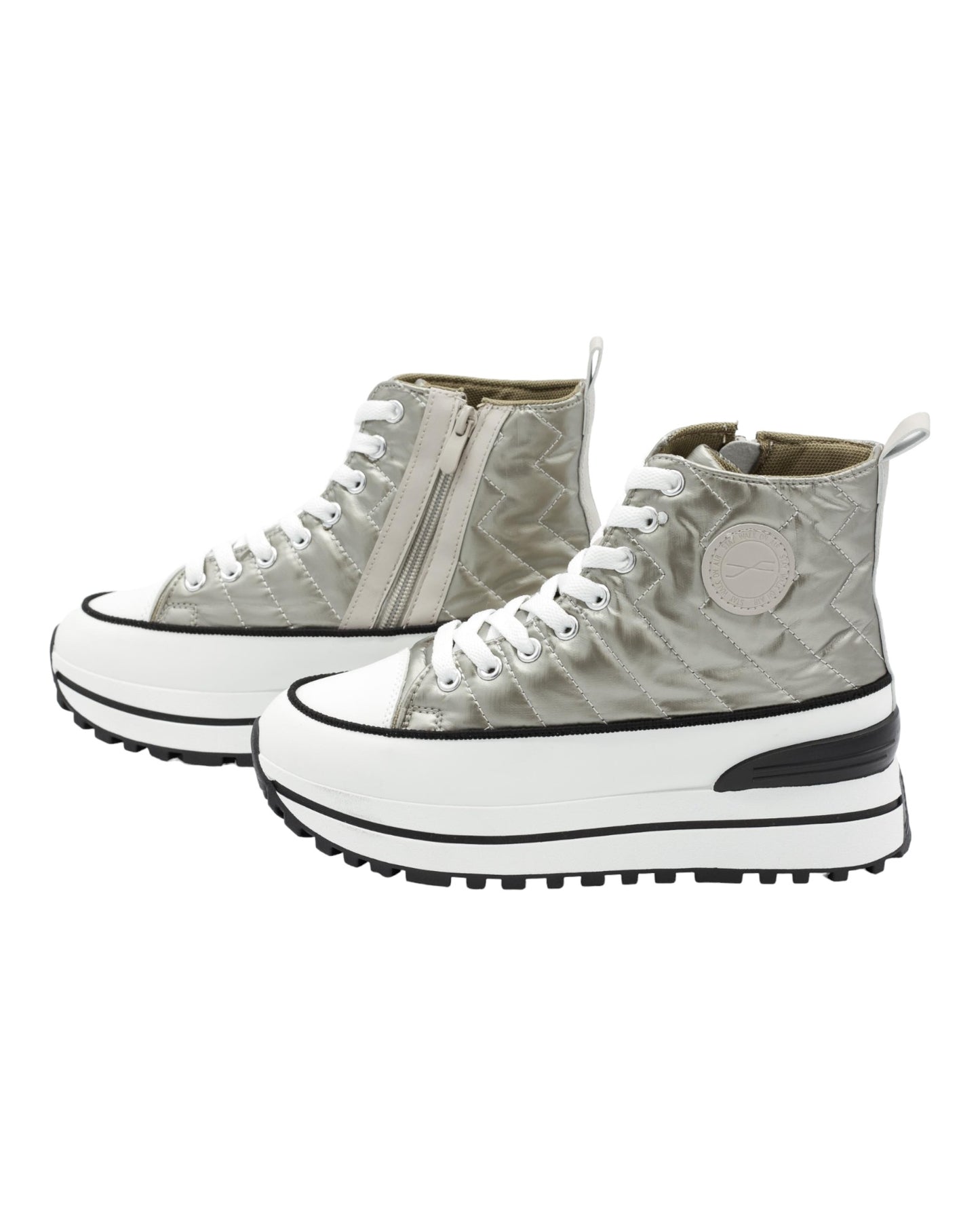 BOTINES DE MUJER STAY E35-1927 EN PLATINO