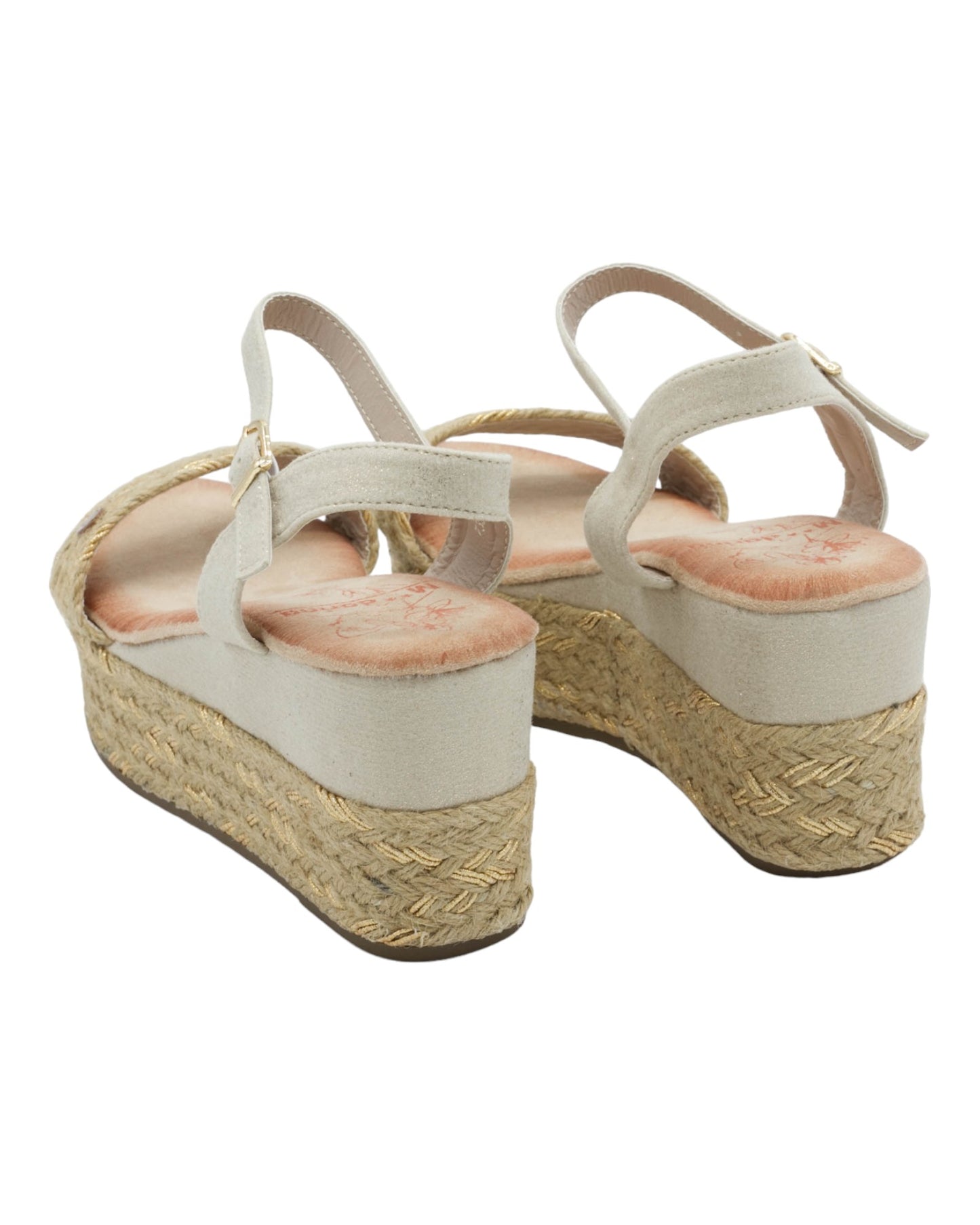 SANDALIAS DE MUJER MANDARINA 733 EN ORO